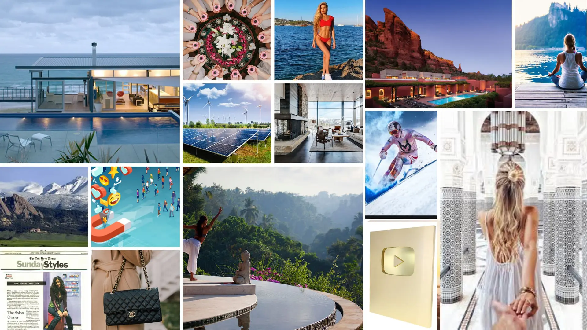 sample vision board concept 2022