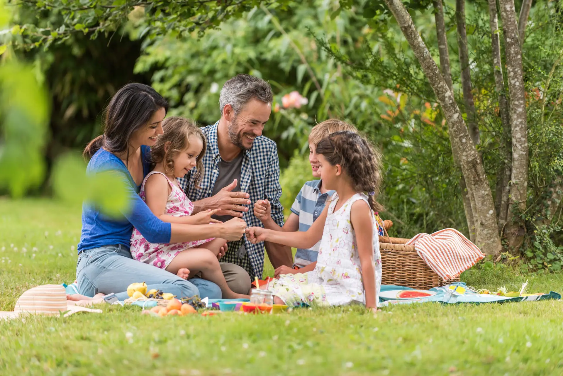 family on picnic, Back-to-school anxiety, kids anxiety, back-to-school worries, help kids anxiety, child worried about school, kid worried about school, help kid feel better about school