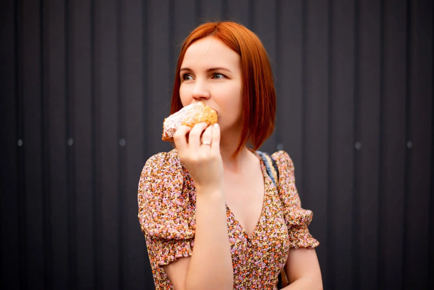 common wellness myths, wellness myths, incorrect wellness tips, bad wellness tips, woman eating pastry