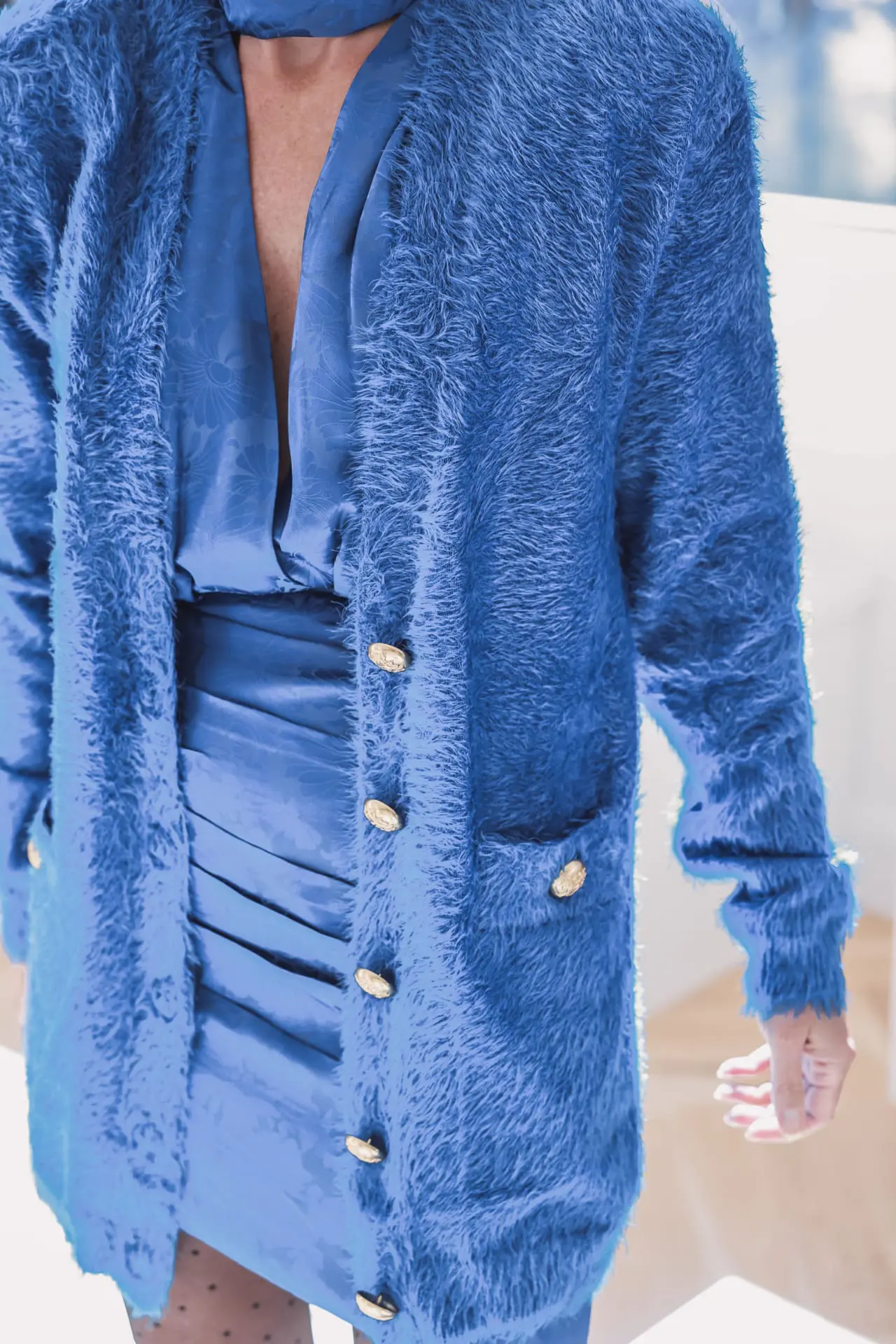 cozy blue outfit