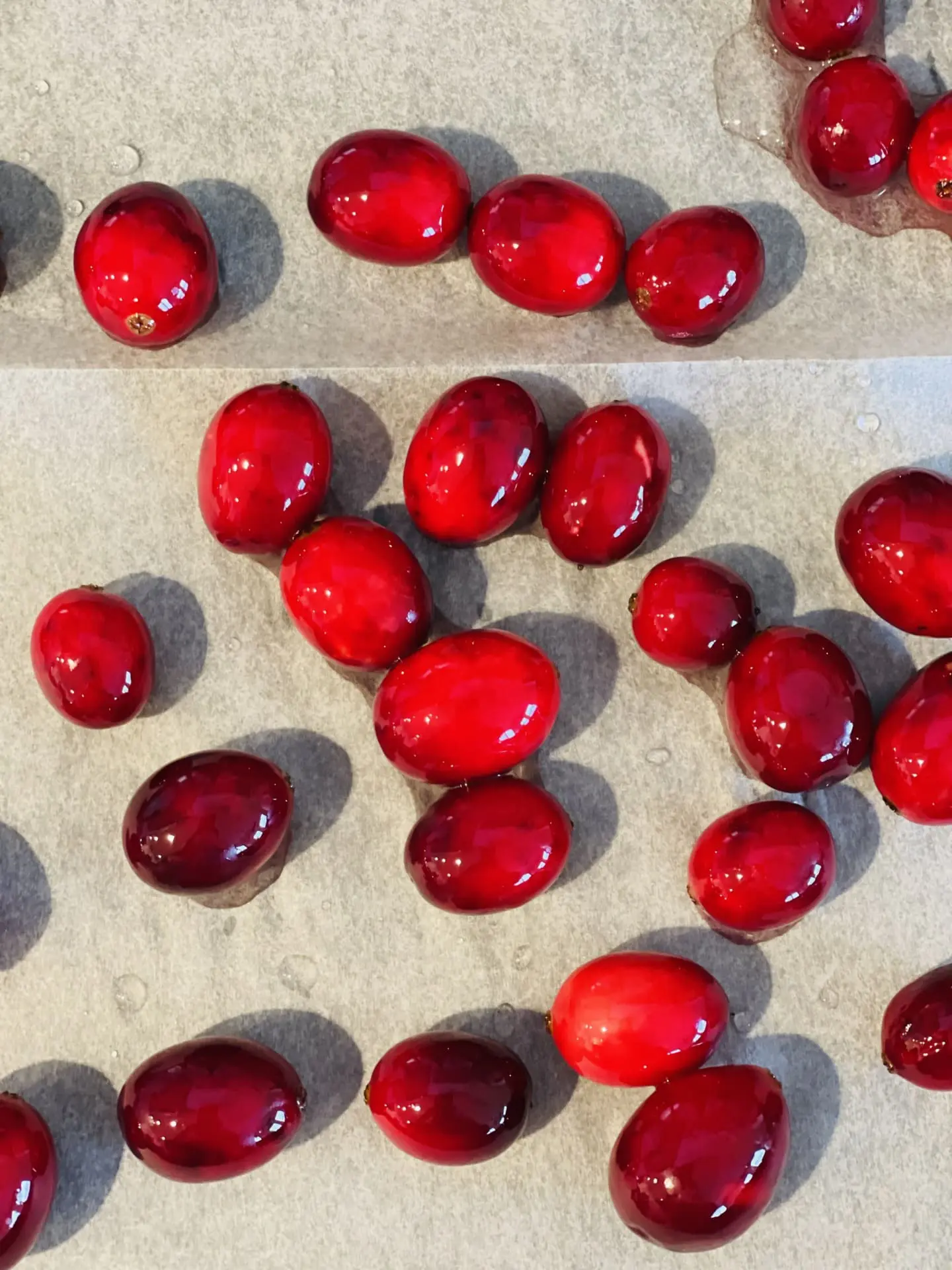 soaked cranberries