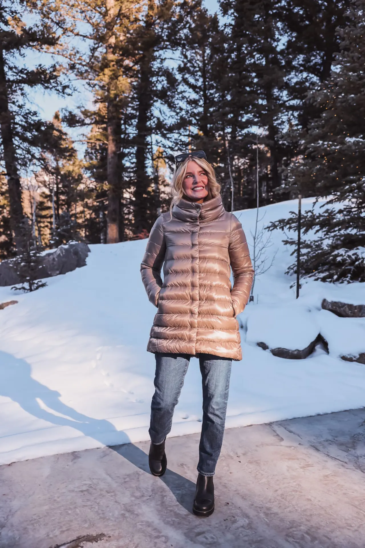 Winter Coat with jeans