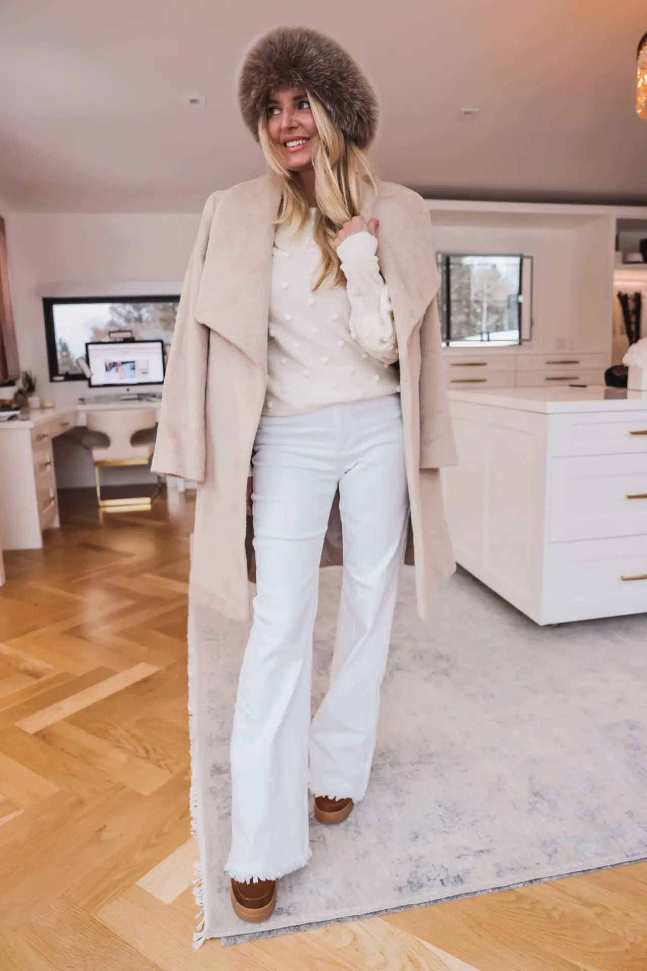 neutral winter outfit