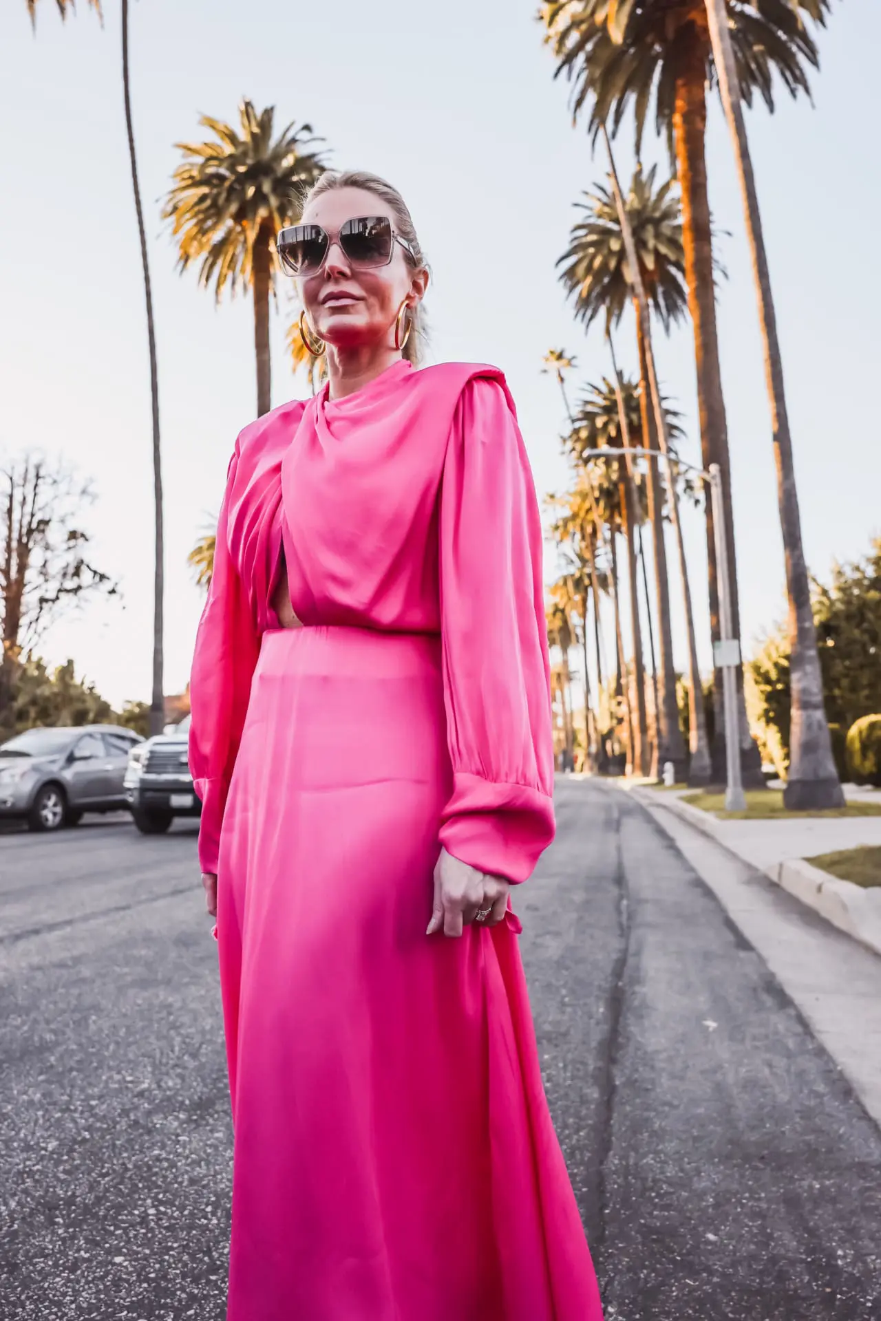 pink farm rio cutout dress