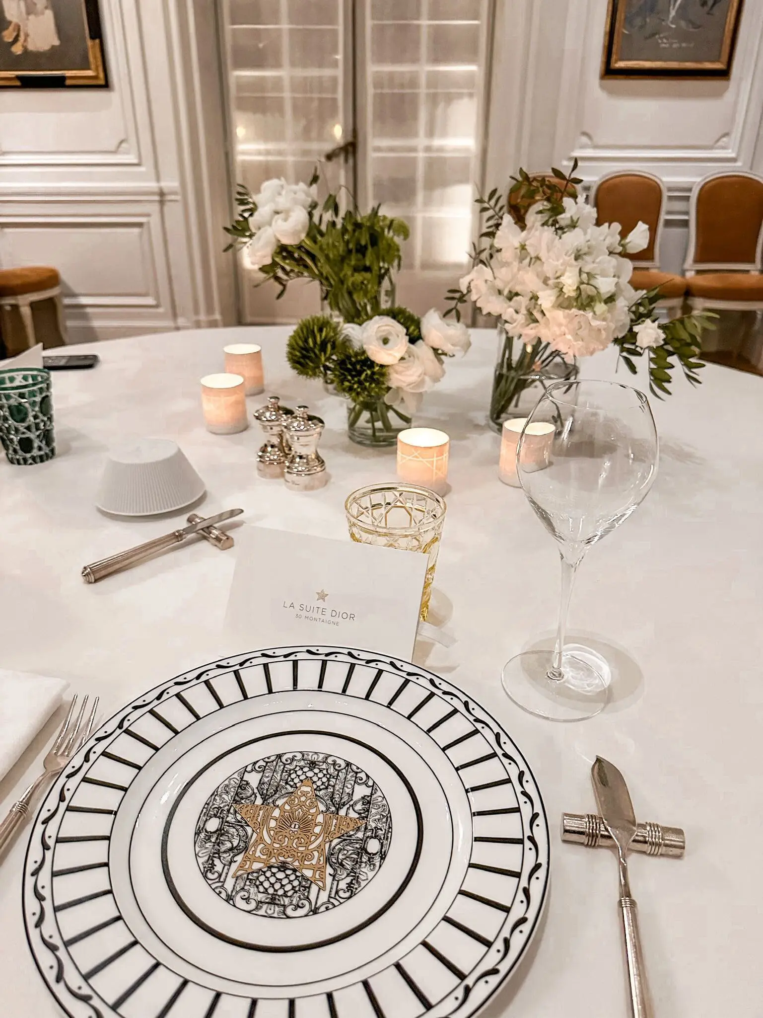 private Dinner in Le Salon Historique de Monsieur Dior