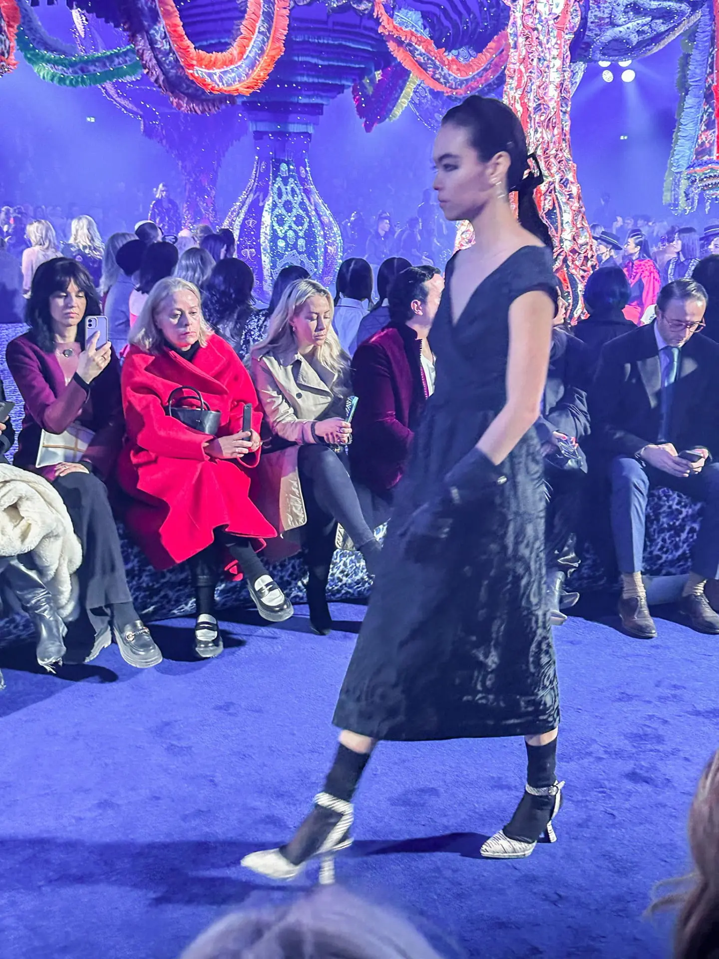 model at Dior fashion show | La Suite Dior Experience