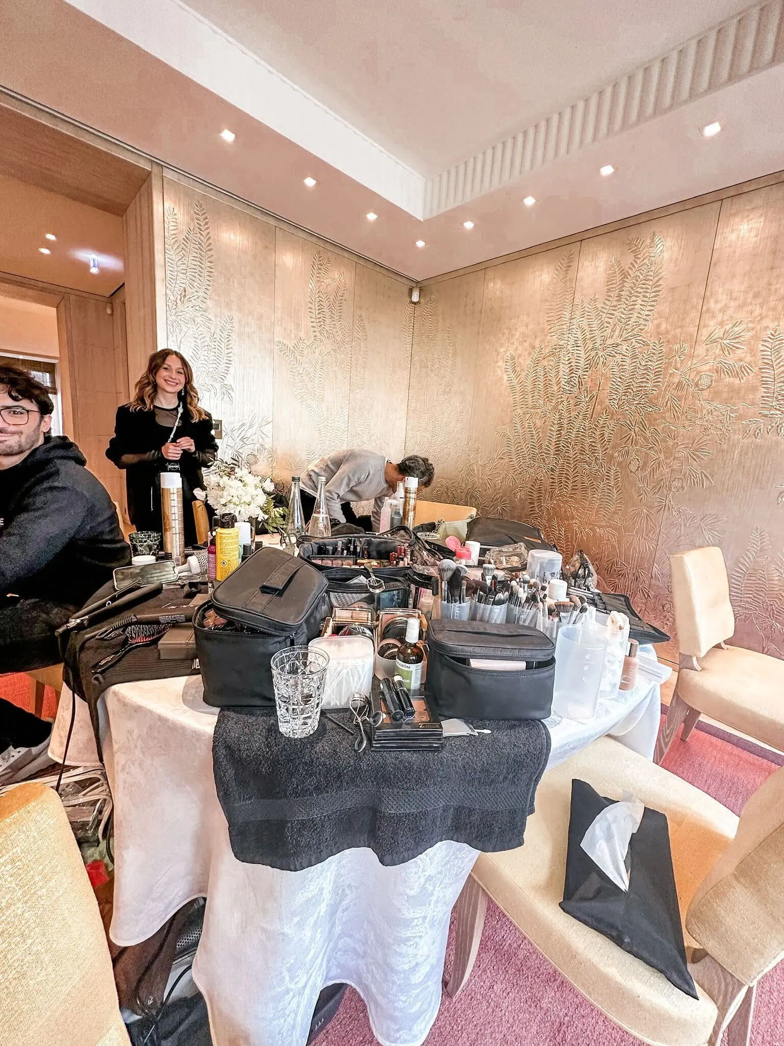 hair and makeup in la suite dior hair and makeup La Suite Dior Experience