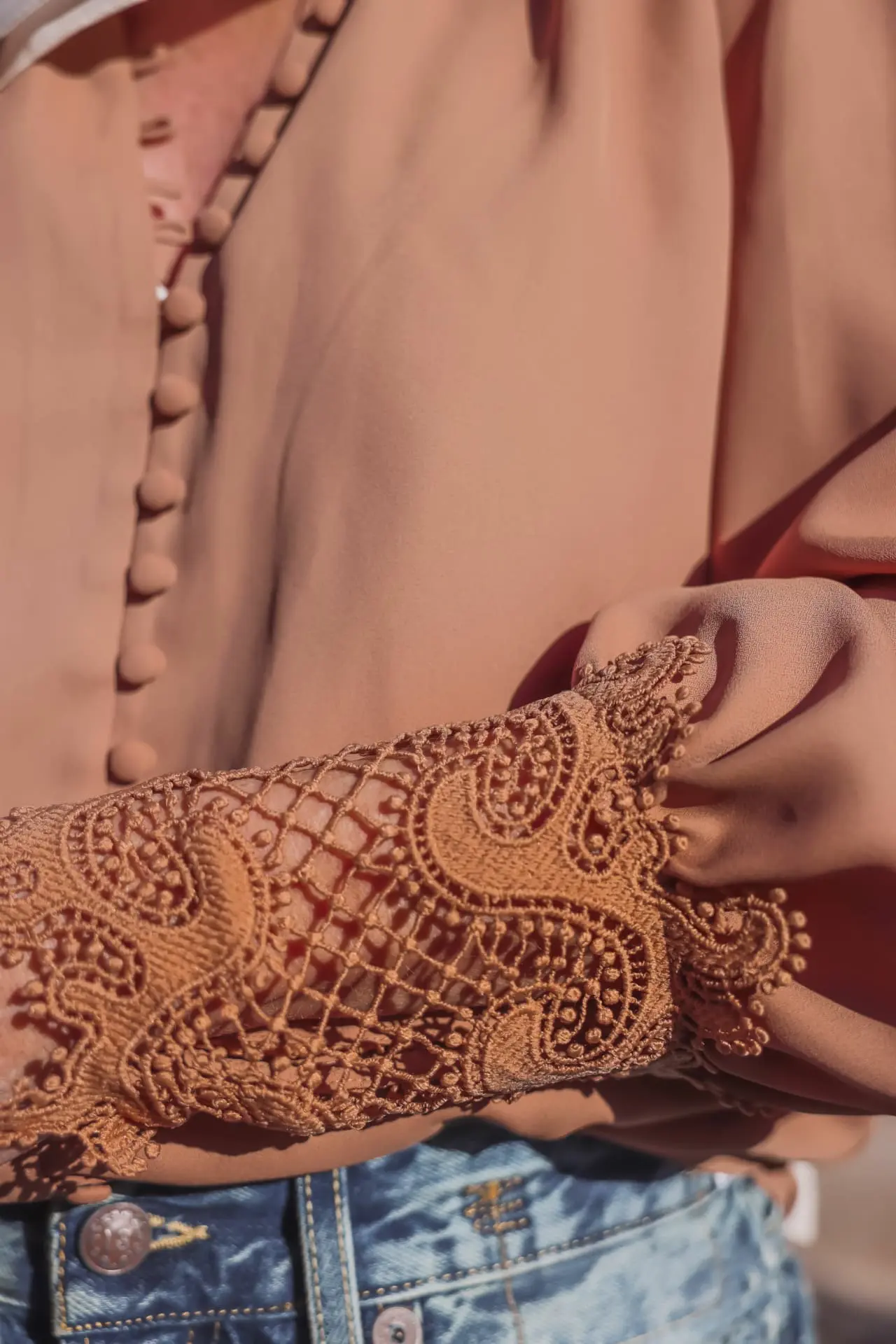 L'Agence Ava Cuff Blouse
