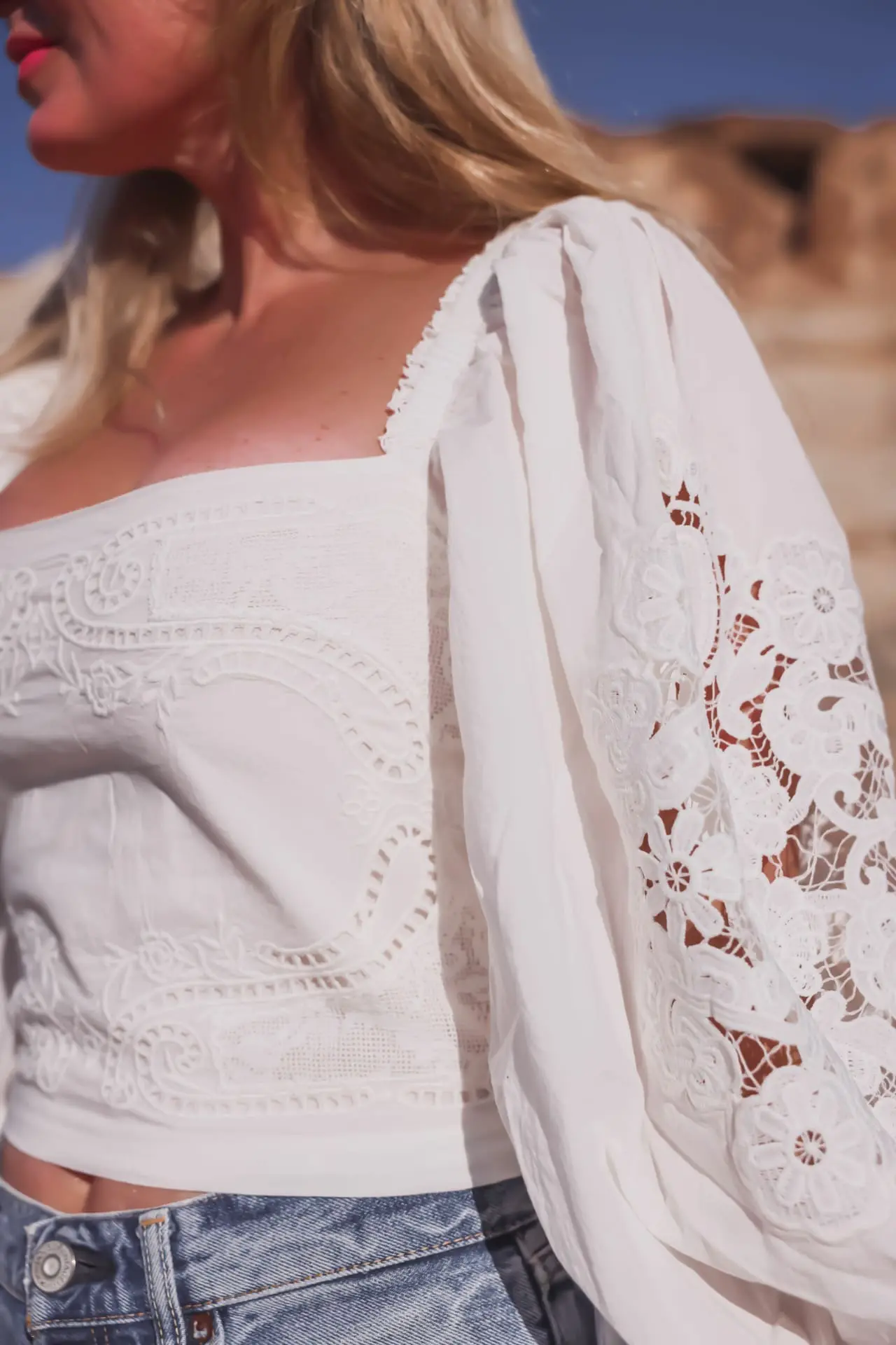 Farm Rio Lace Blouse