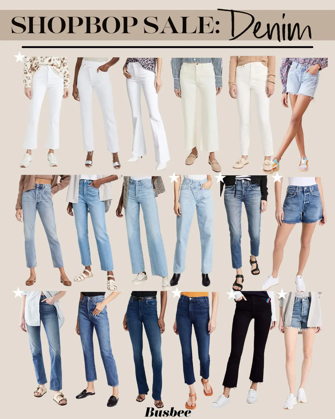 Shopbop Spring Style Event denim sale