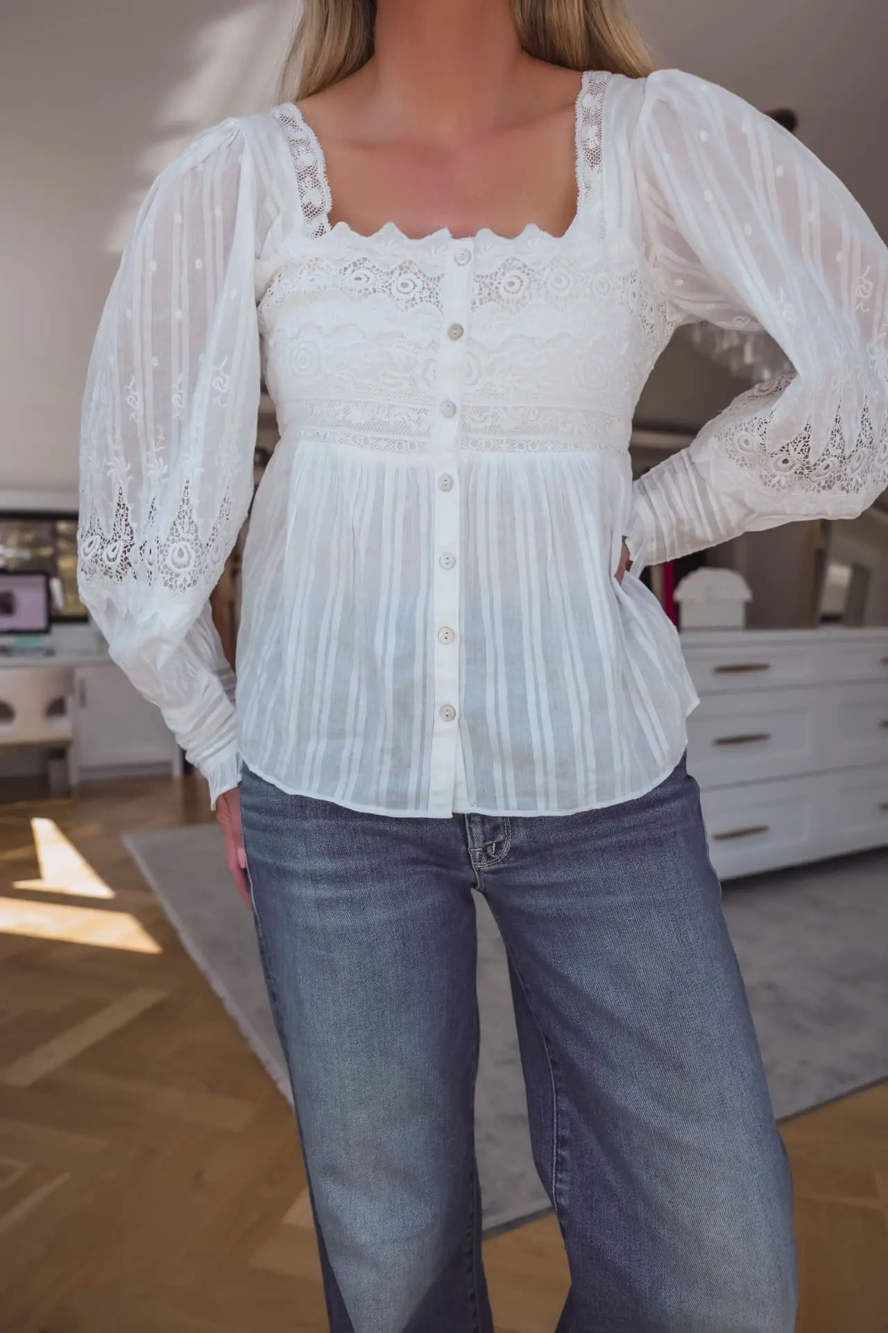 LoveShackFancy White Blouse | LoveShackFancy White Blouse