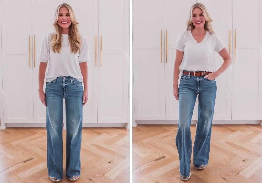V or Scoop Neck Tops for petites