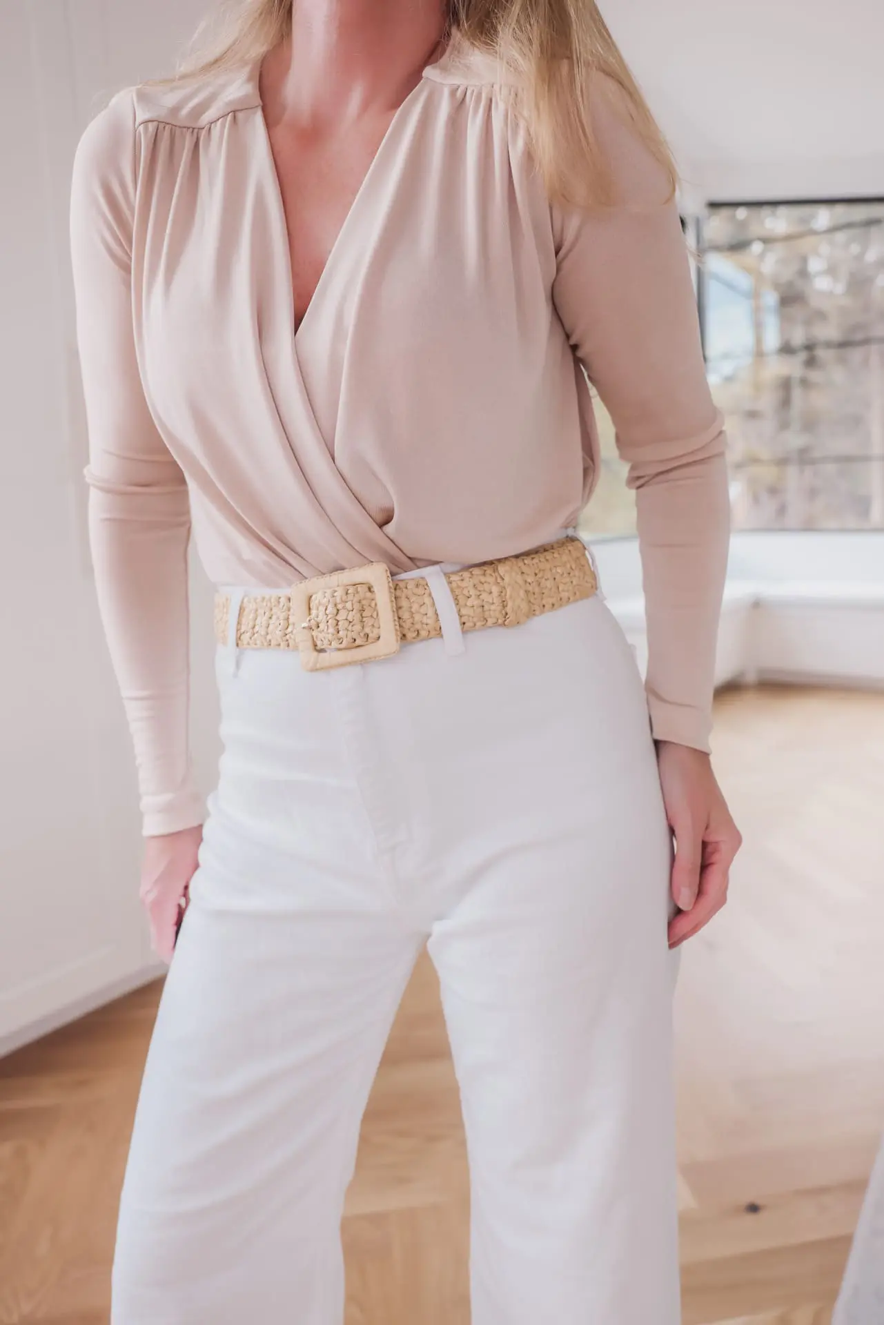 Bodysuit & White Jeans