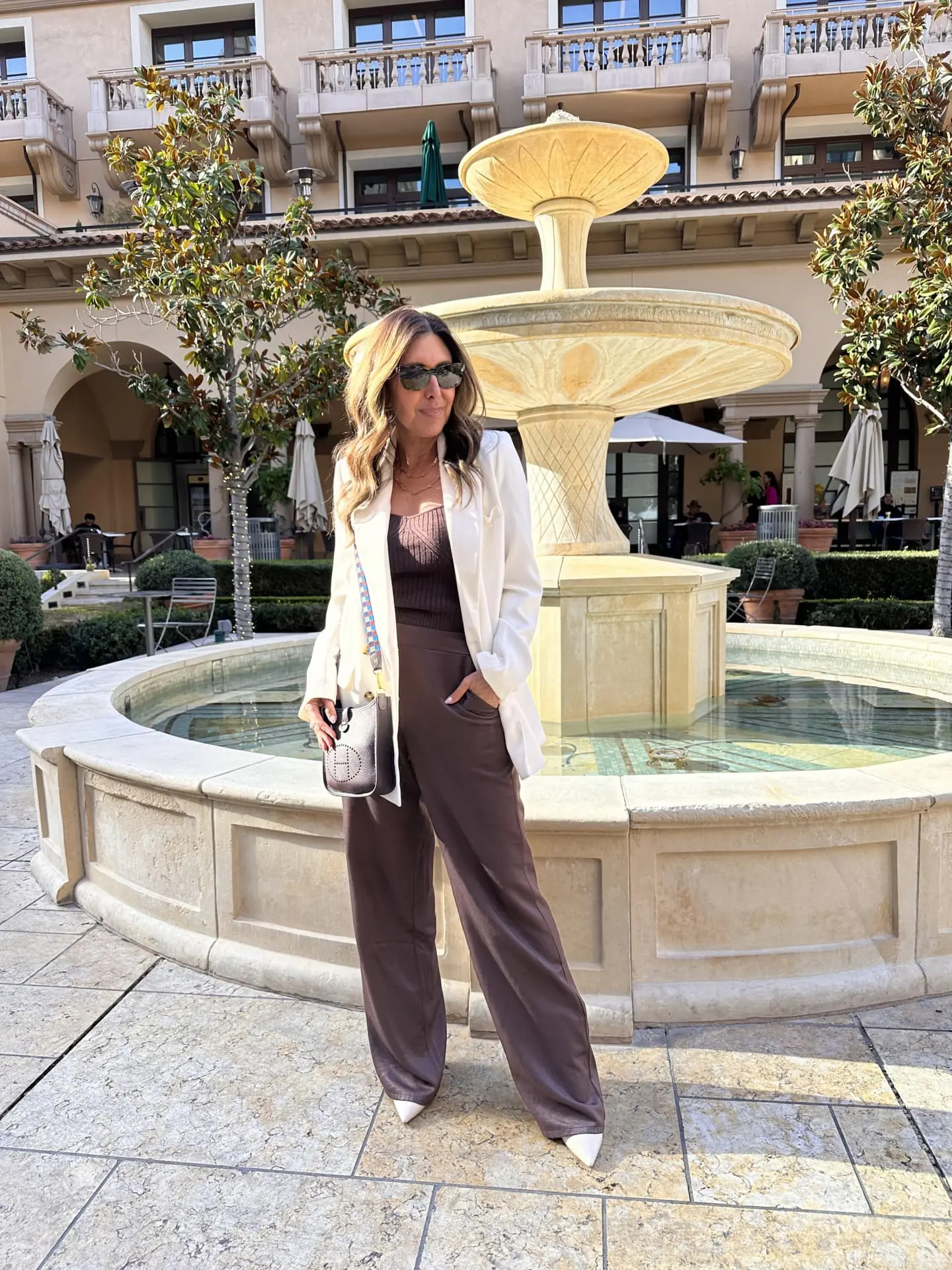 White Blazer Spring Office Outfits