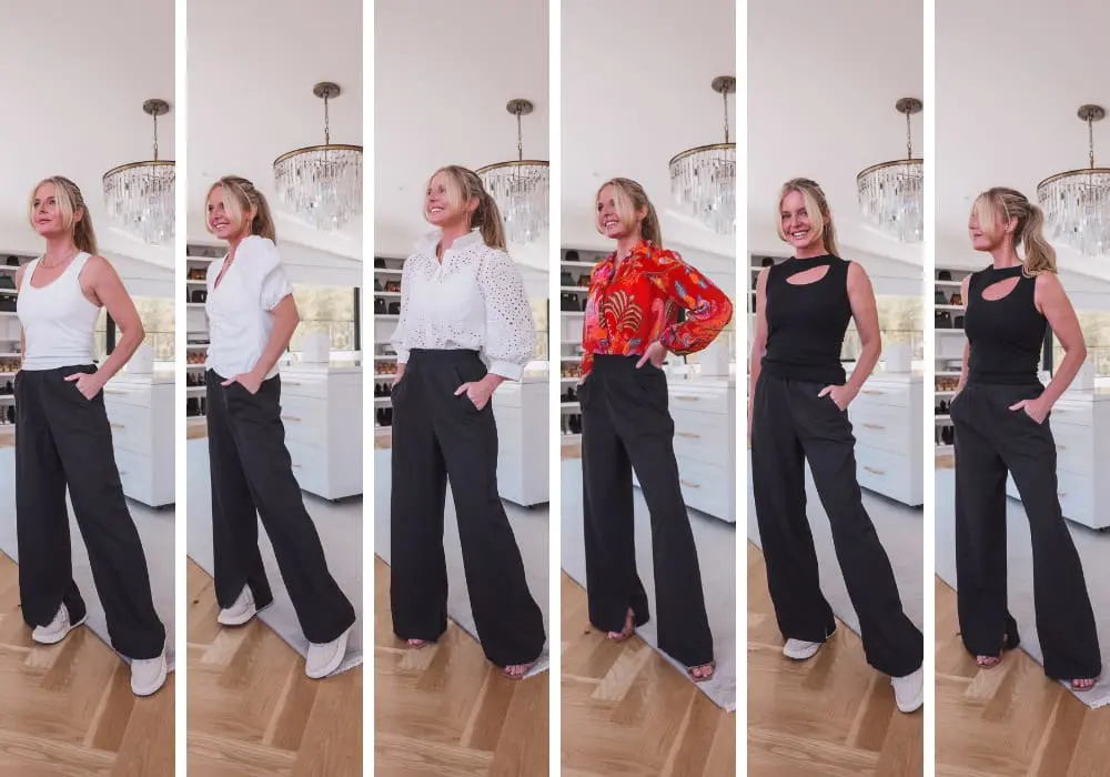 Black Pants different outfits Black Pants different outfits