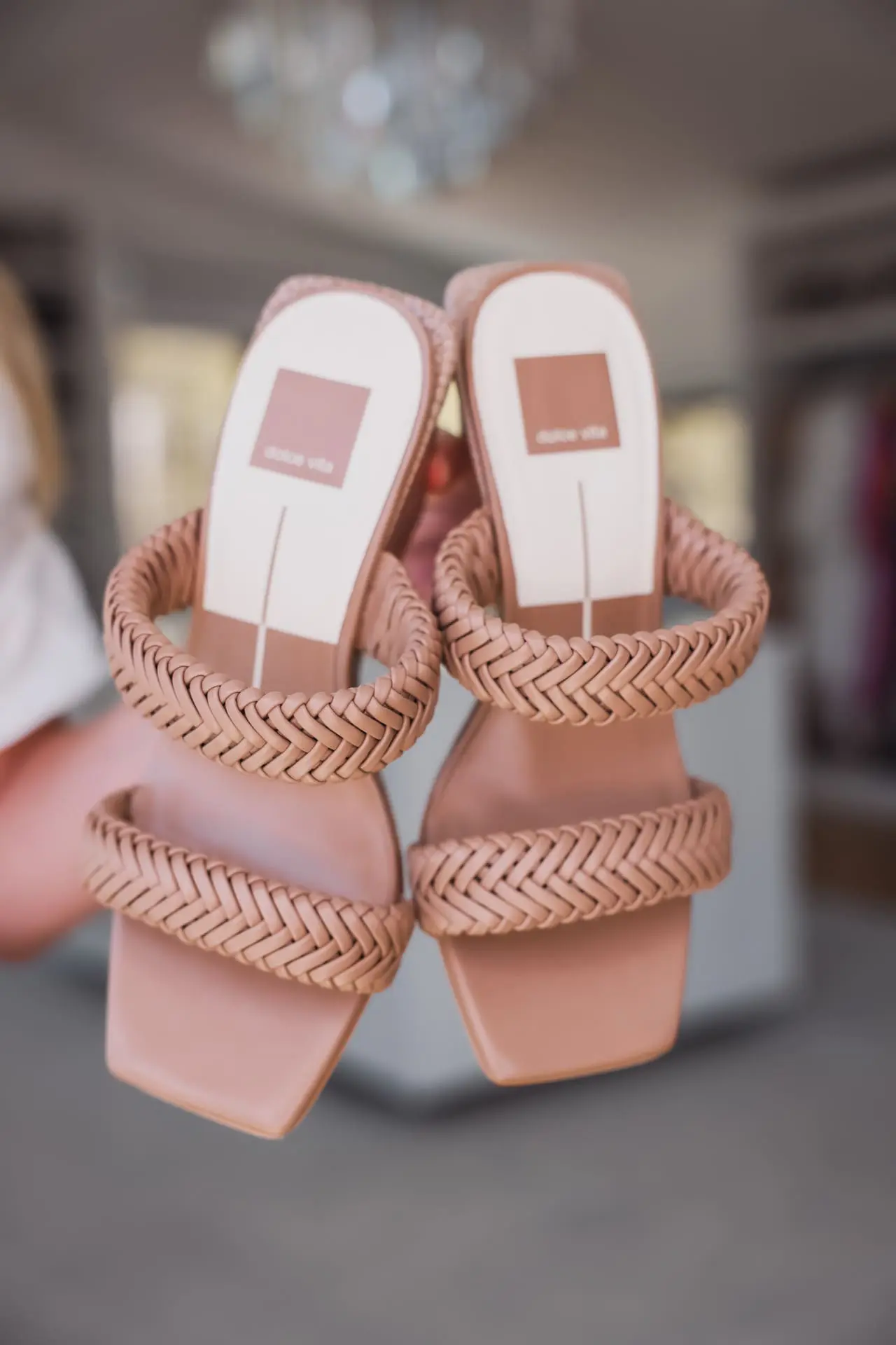 dolce vita braided wedges