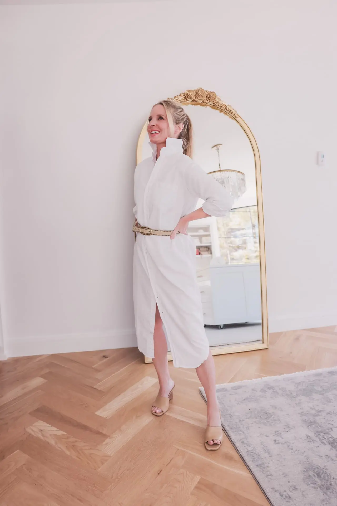 Classic Shirt Dress | Brunch Outfit Ideas For Summer