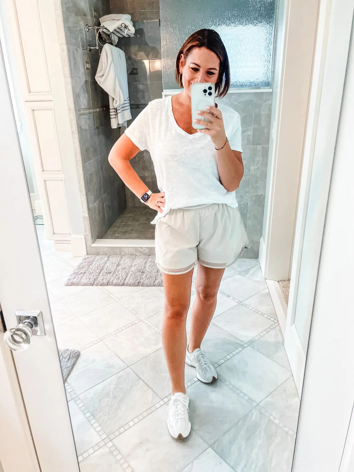 Activewear Shorts & Tee