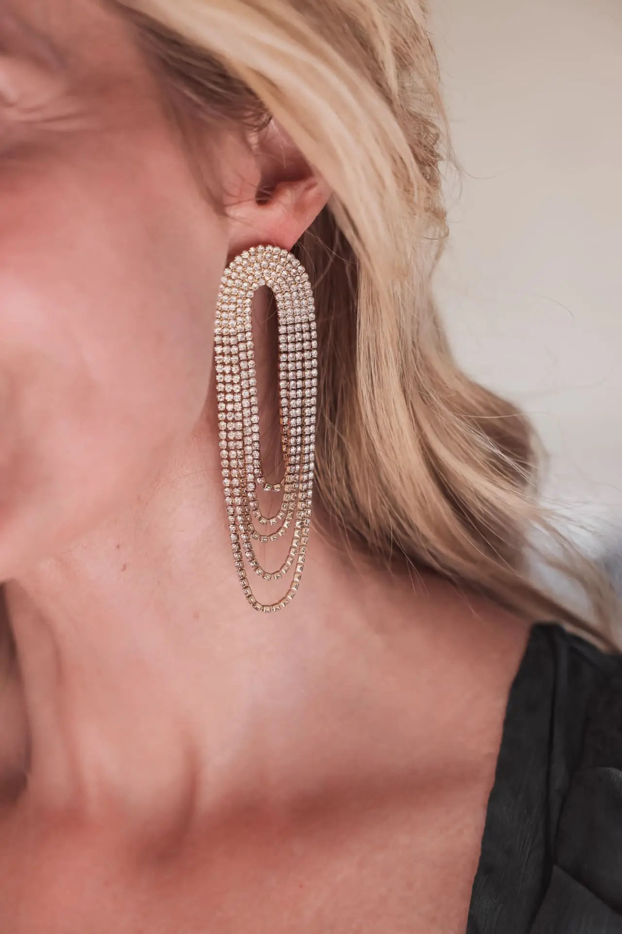 ettika crystal chandelier statement earrings