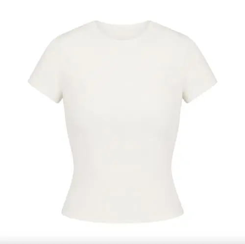 skims ribbed tee