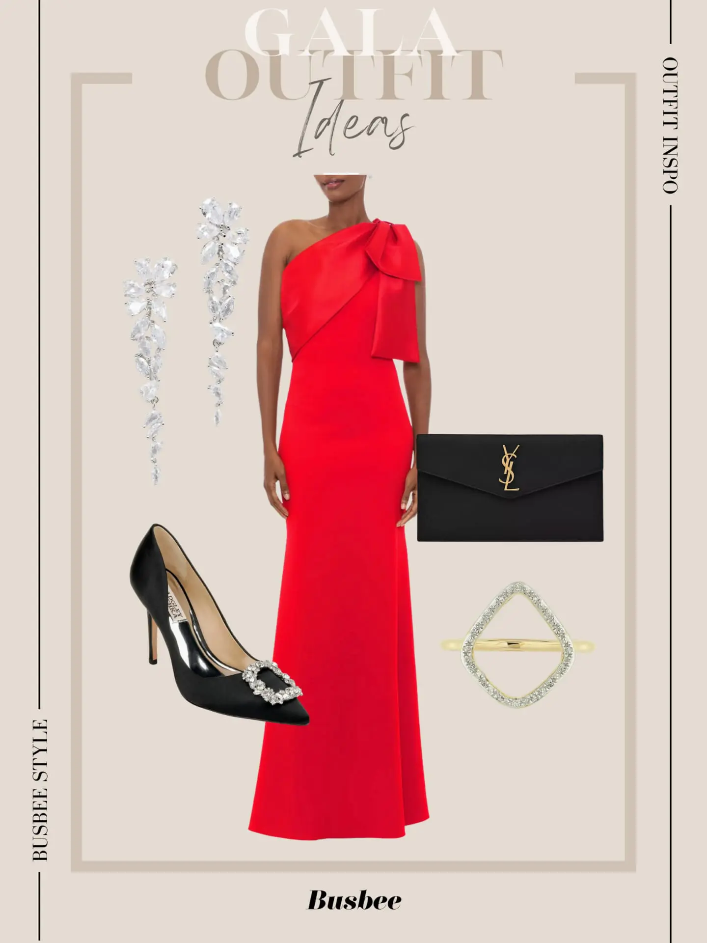 Betsy & Adam Bow One-Shoulder Dress