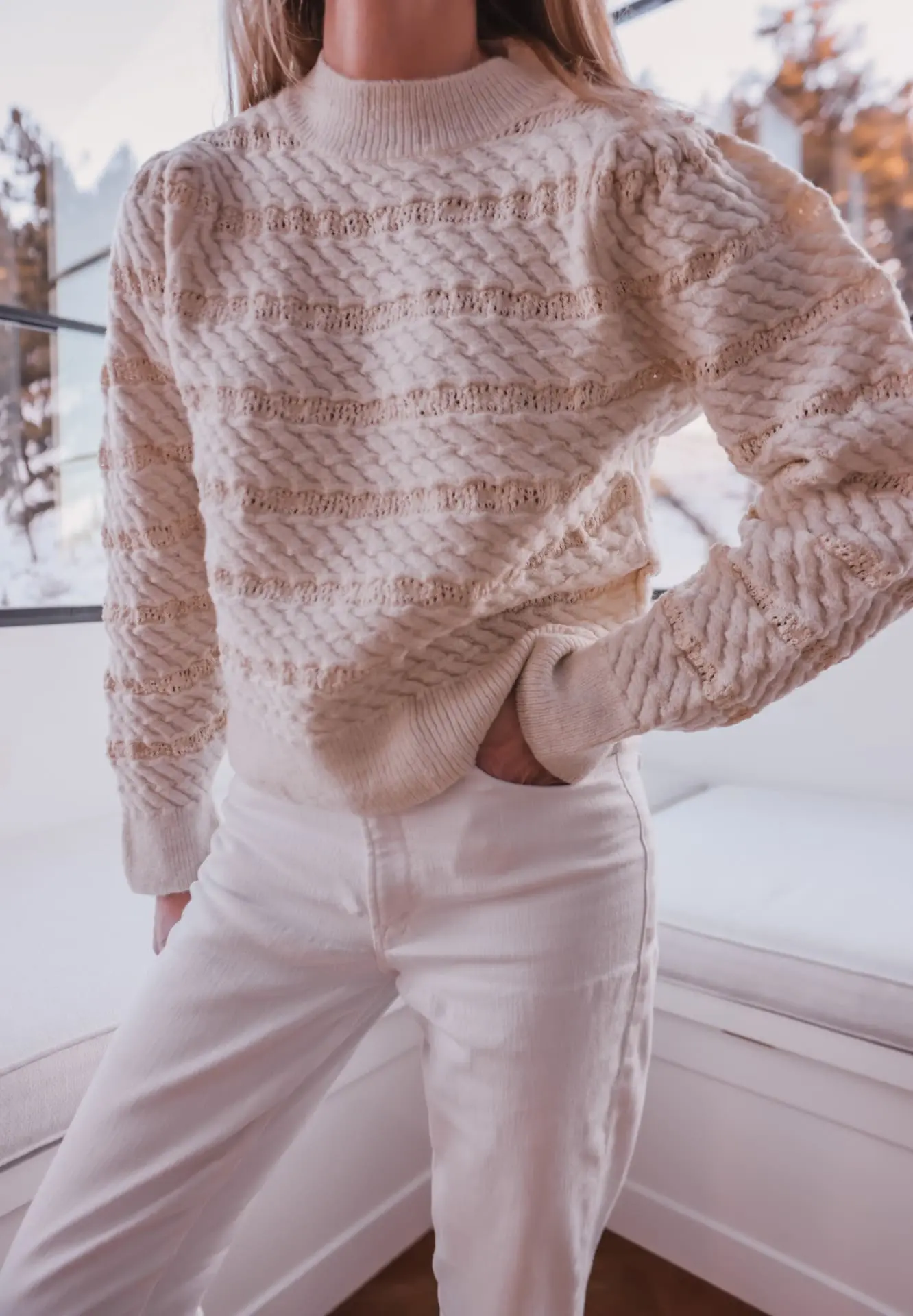 Light Neutral Affordable Sweaters for Winter