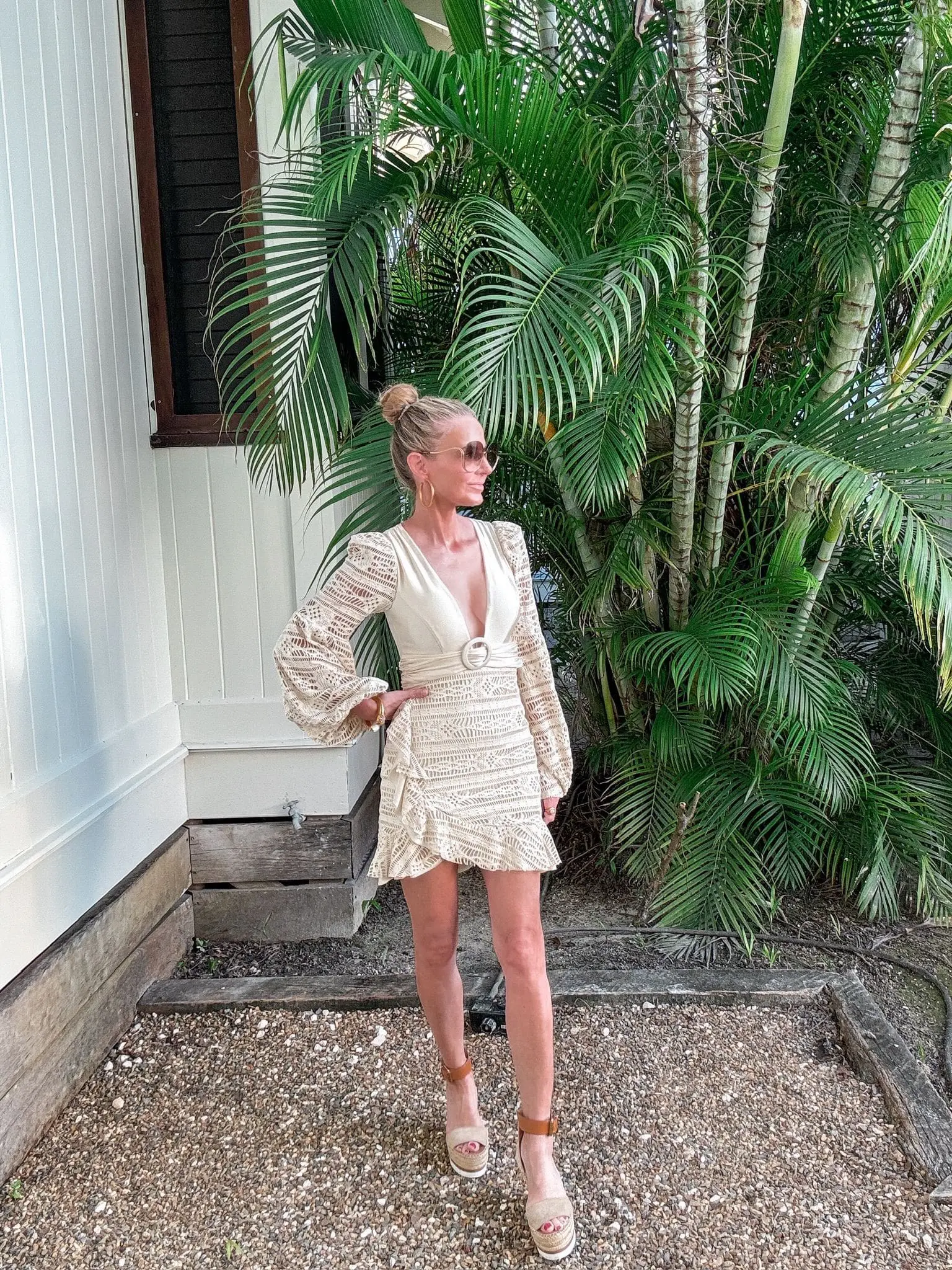 Patbo Crochet Mini Dress Spring Break Outfits