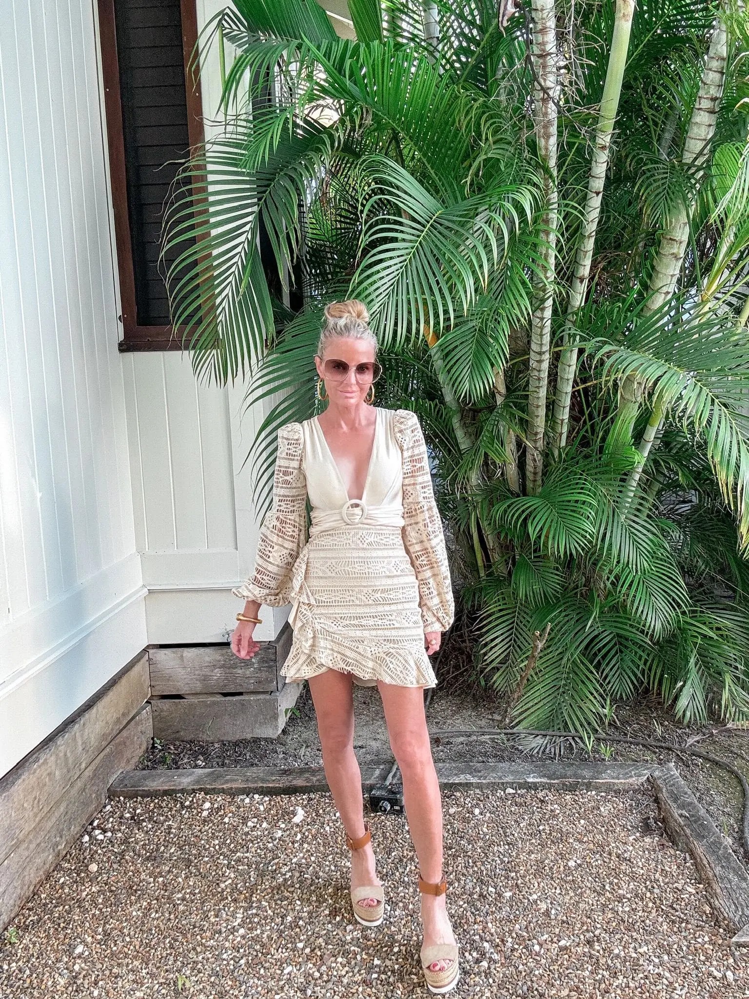 Crochet Mini Dress outfit