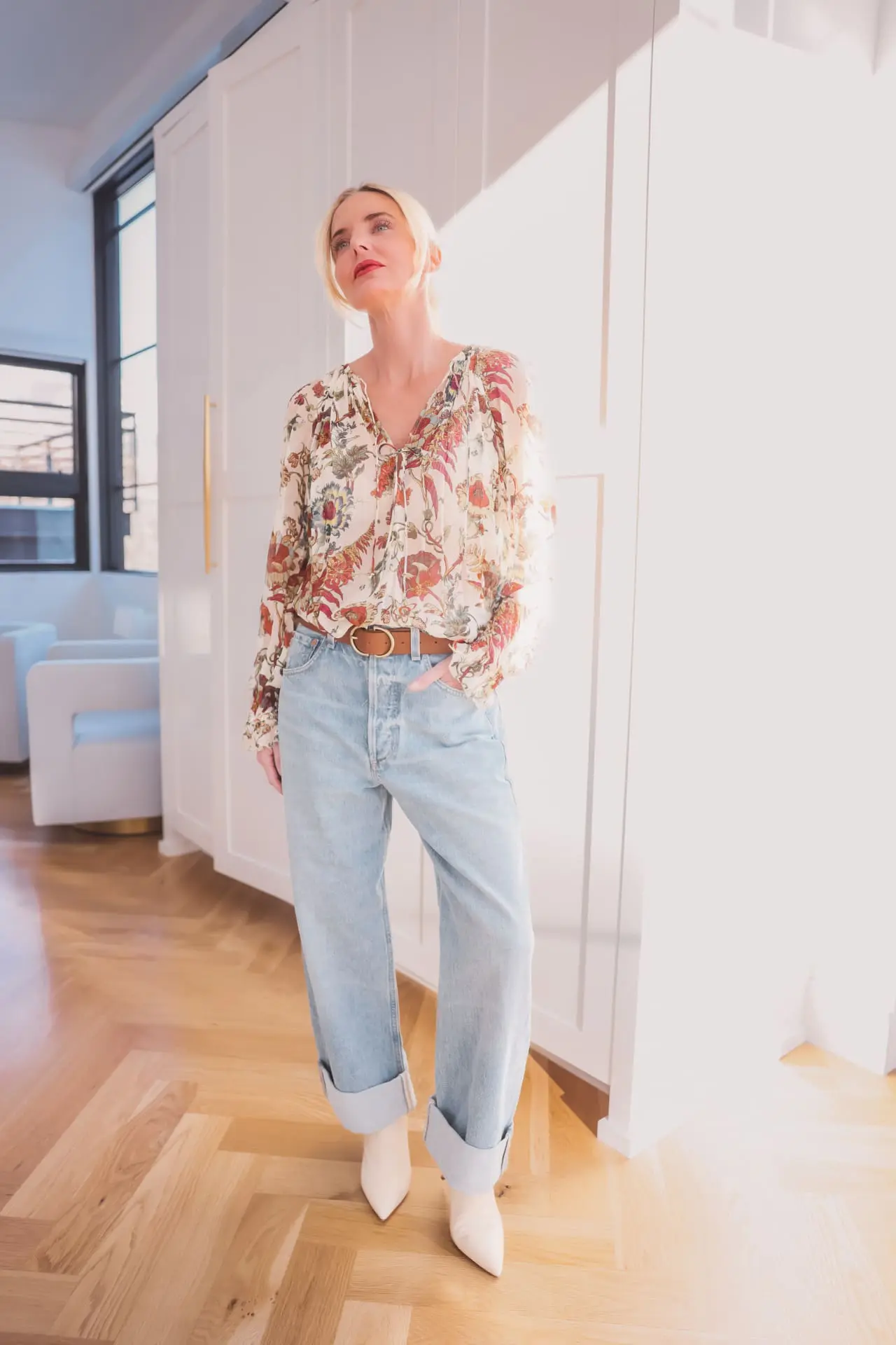 How to Wear Ankle Boots Over 40