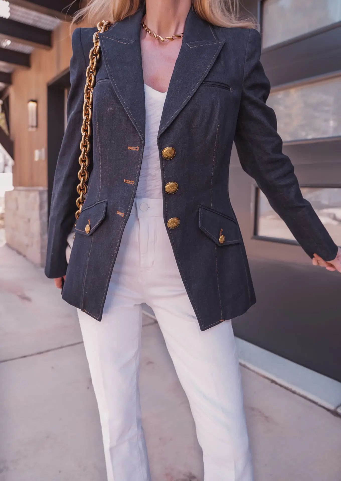 Veronica Beard Denim Blazer