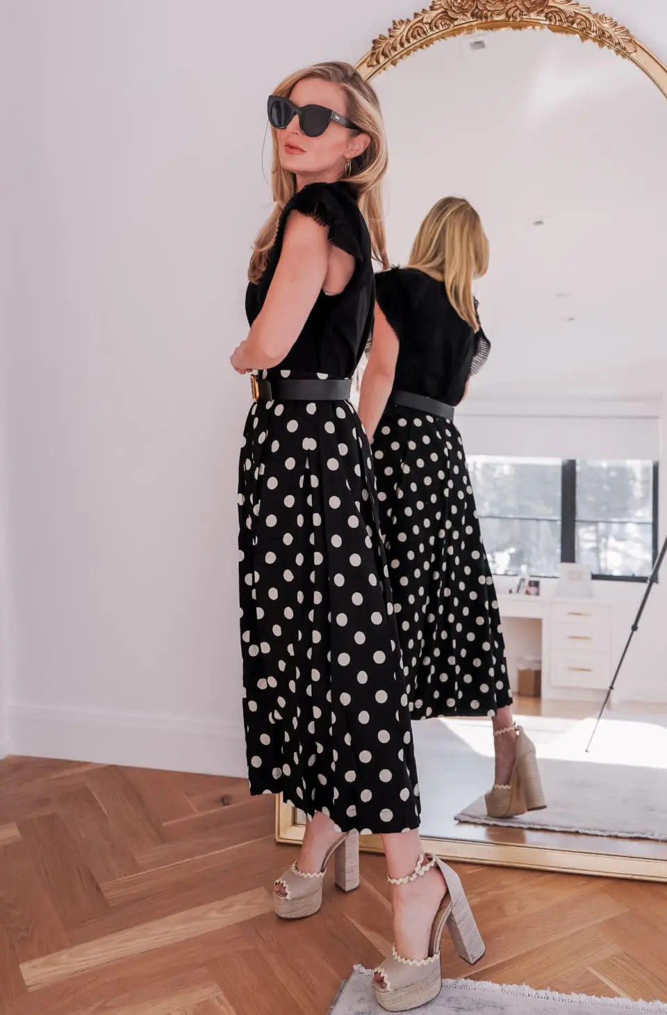 how to wear Polka Dots