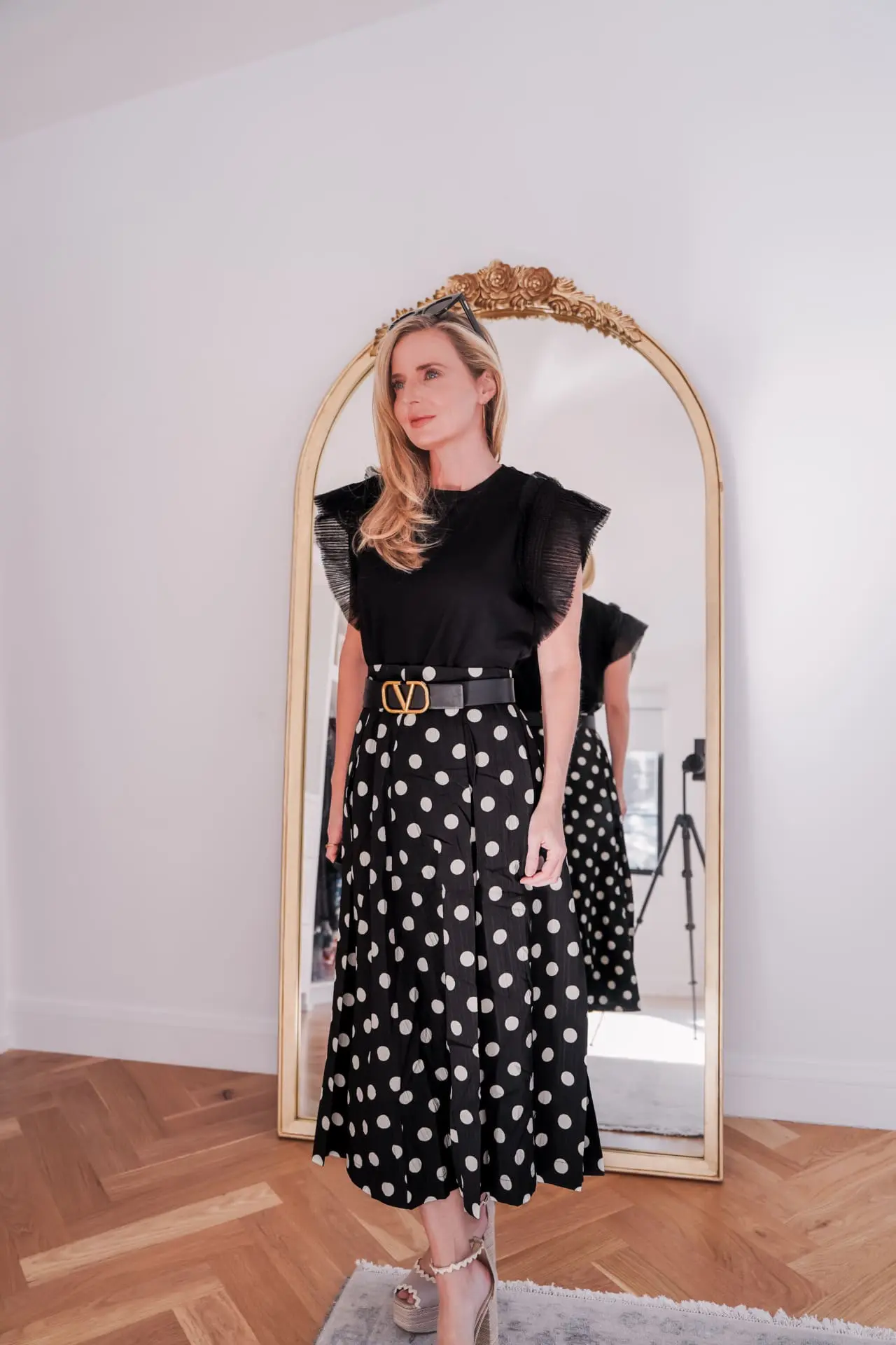 Polka Dot Skirt spring trends