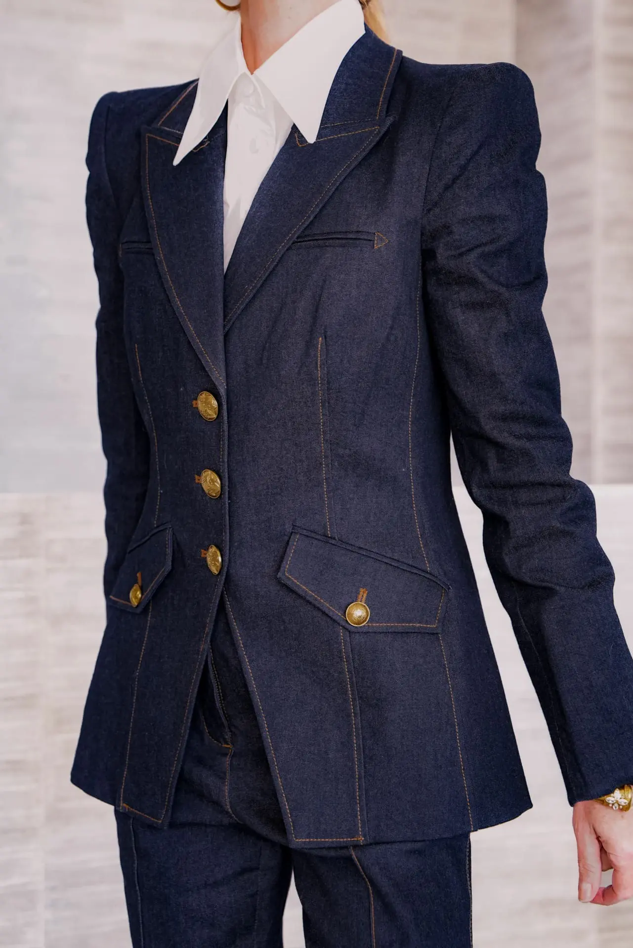 Veronica Beard Denim Pants + Blazer