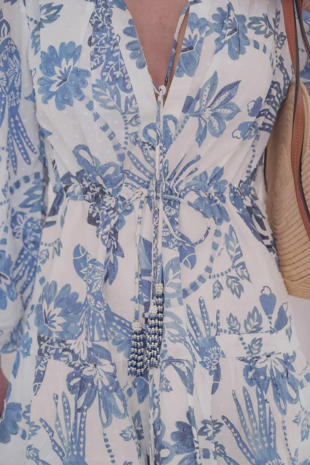 blue and white summer fashion