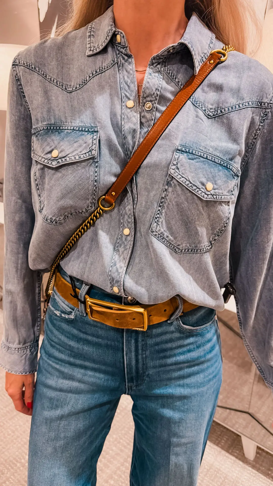 Nordstrom Sale Outfits denim on denim look