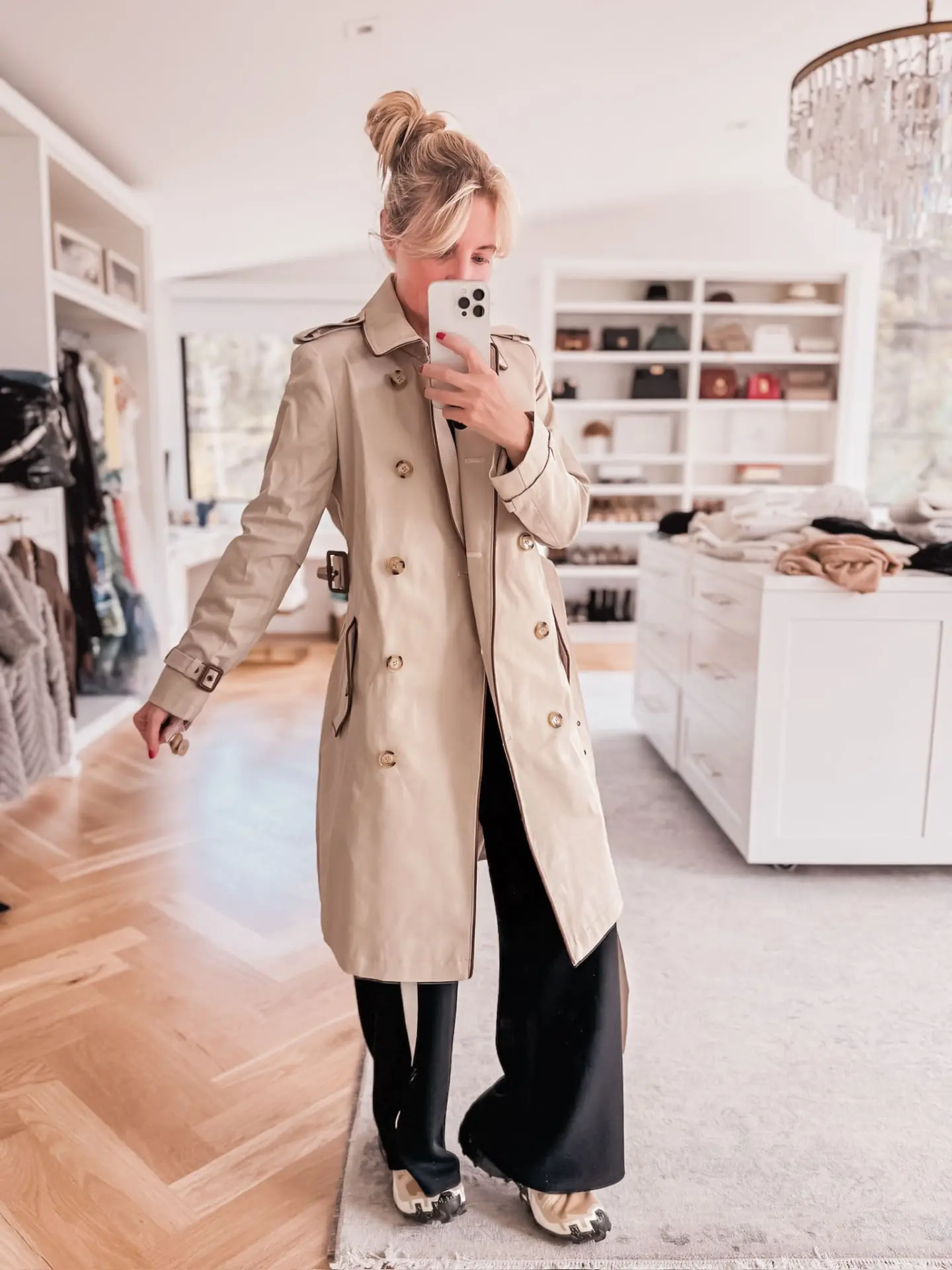trench coat outfit