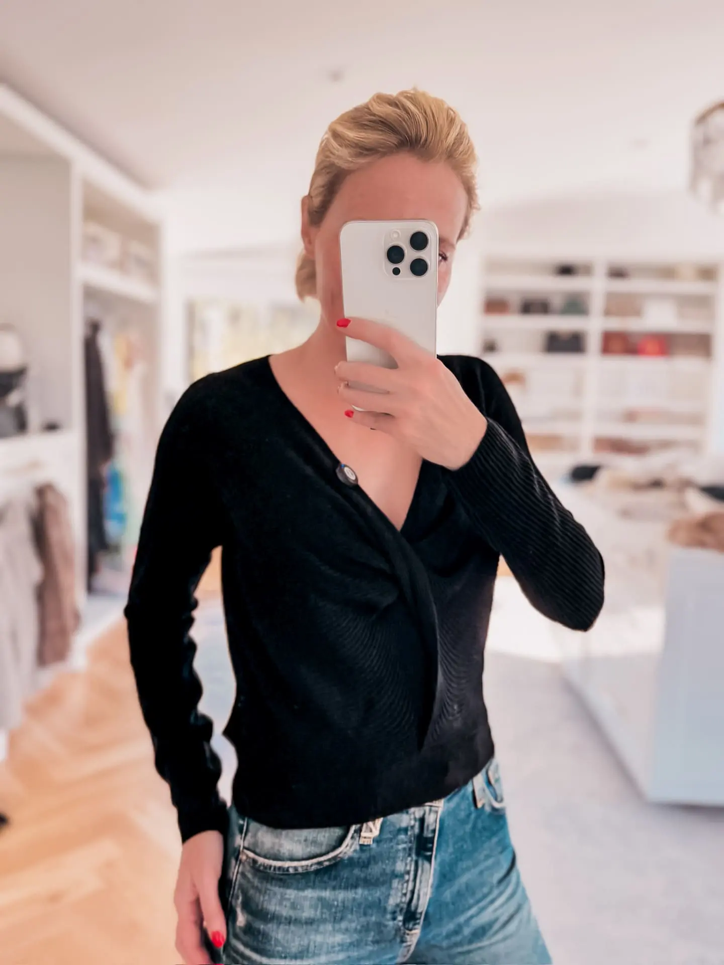 Splendid Twist Front Sweater