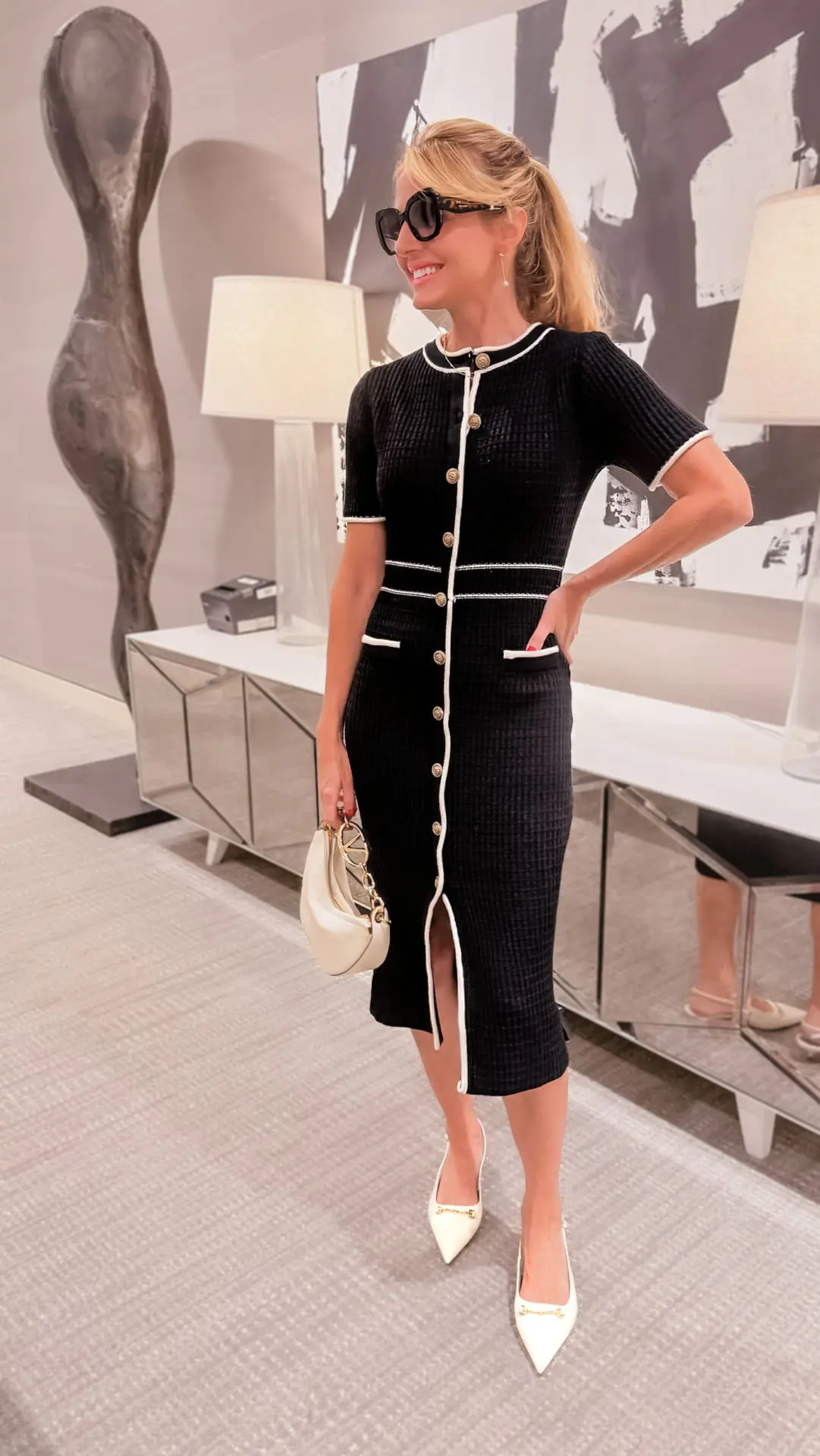 Zoe & Claire Midi Sweater Dress