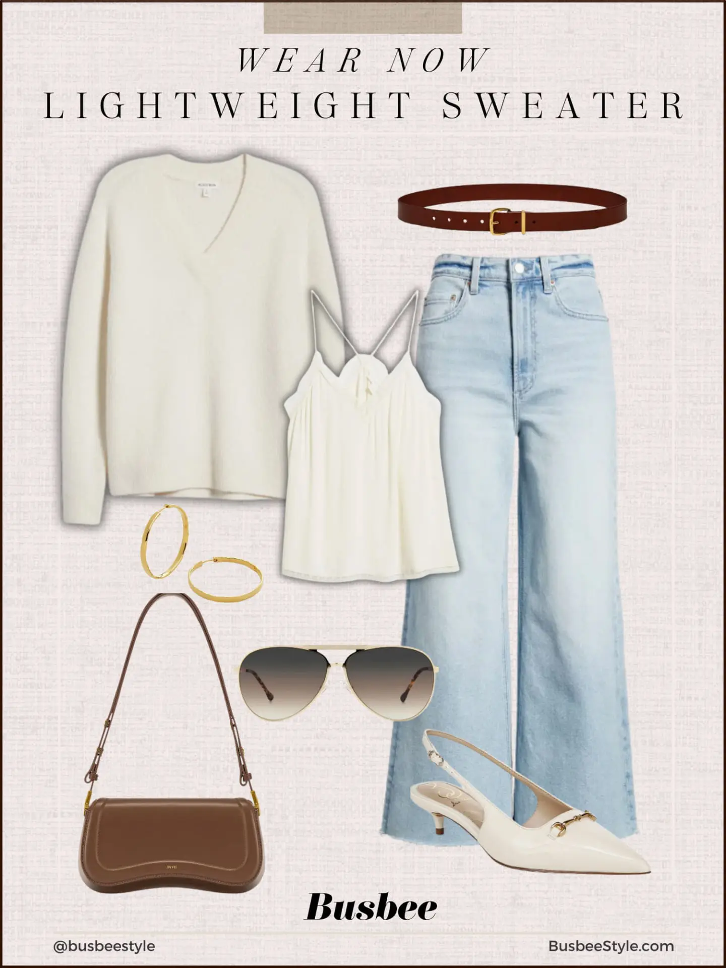 sweater summer to fall outfits lookbook