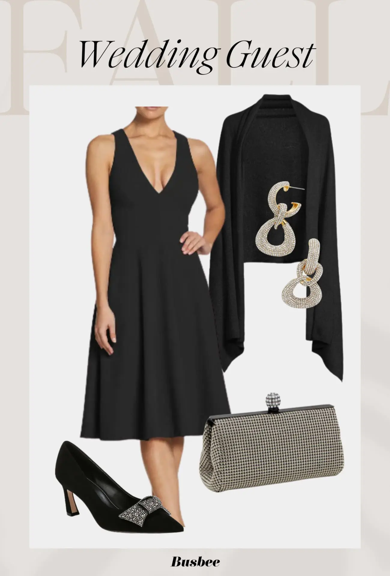 LBD wedding guest attire