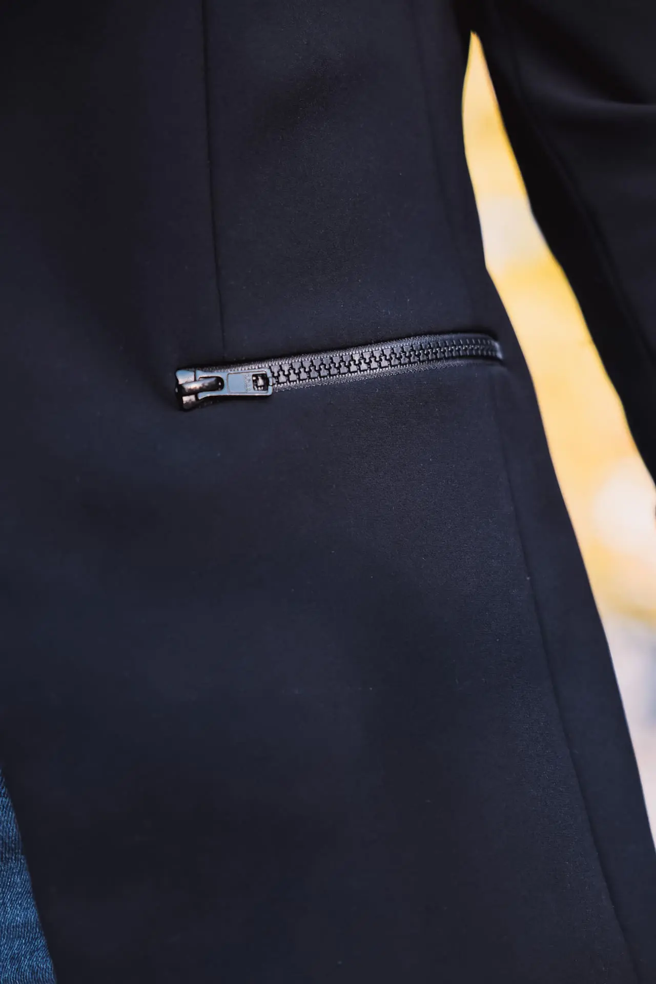 blazer with zip pocket