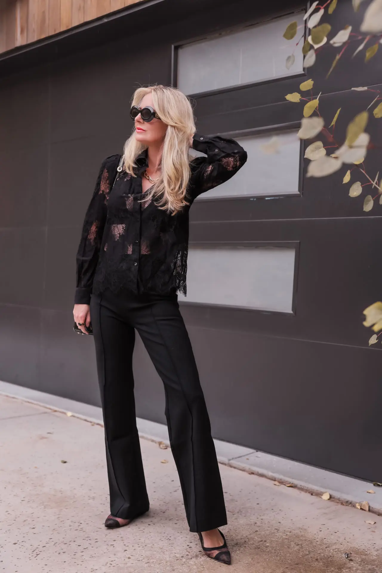 SPANXsmooth PerfectFit Ponte Flare Pant | Slimming Black Pants