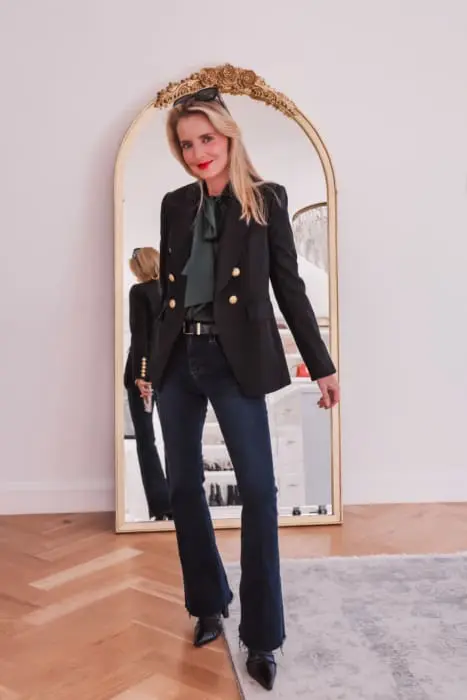 tailored blazer outfit