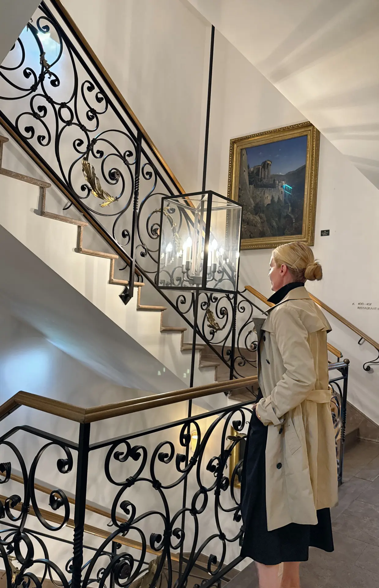 European Inspired outfits, trench and black dress