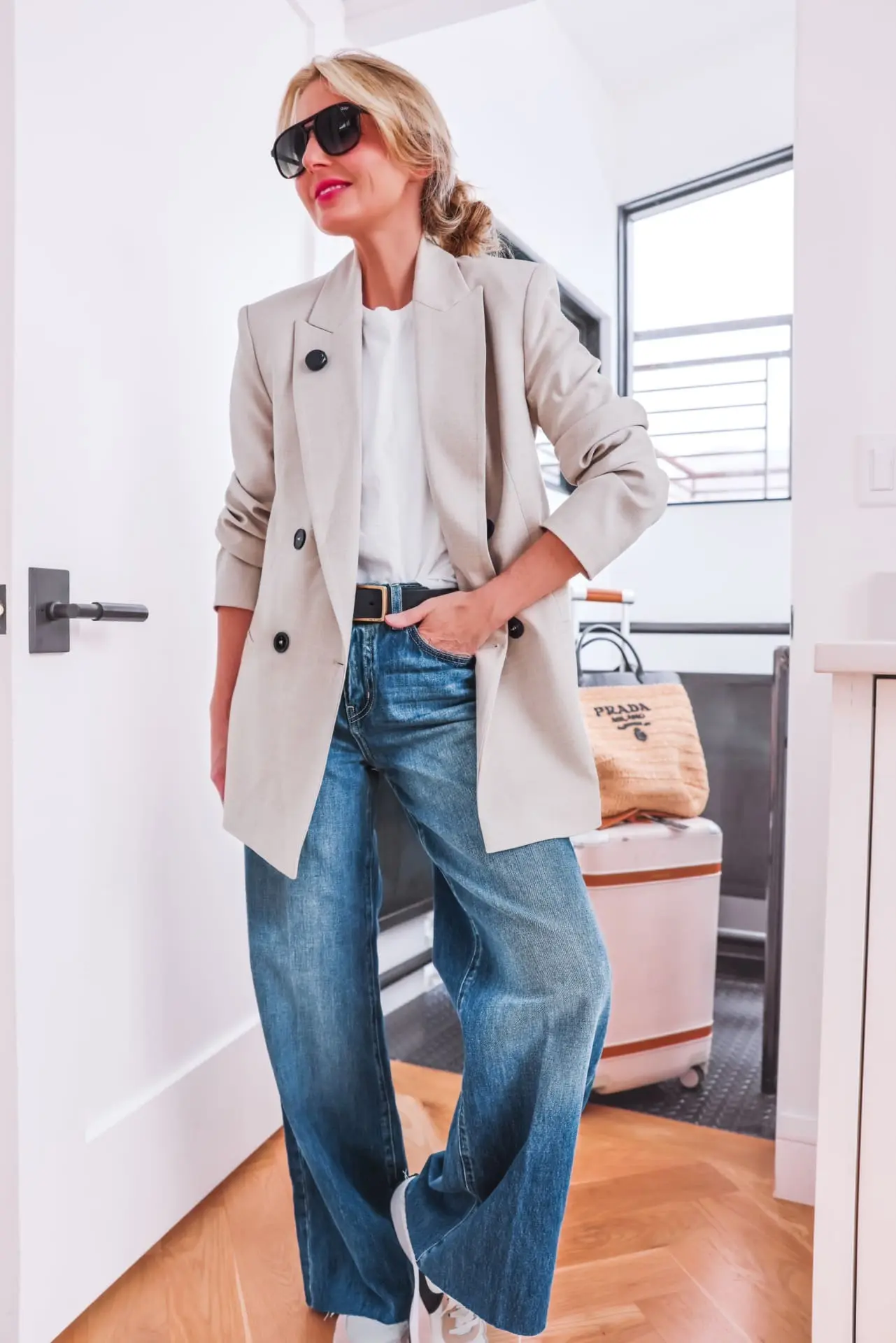 wide-leg jeans by l'agence, womens summer denim trends of 2025