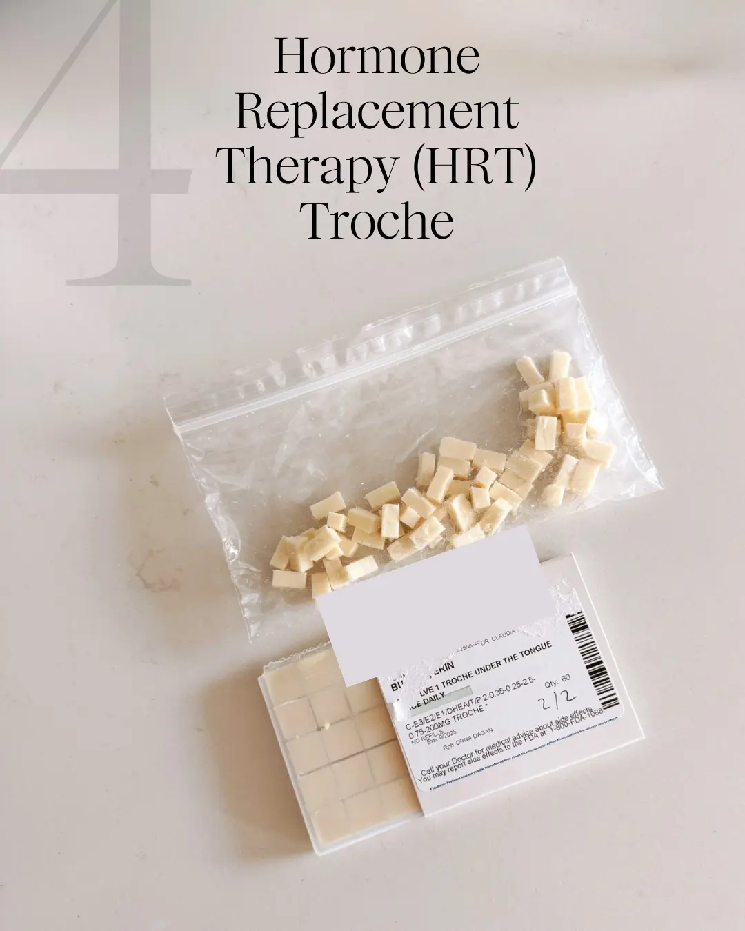 HRT troche to help feel amazing in menopause