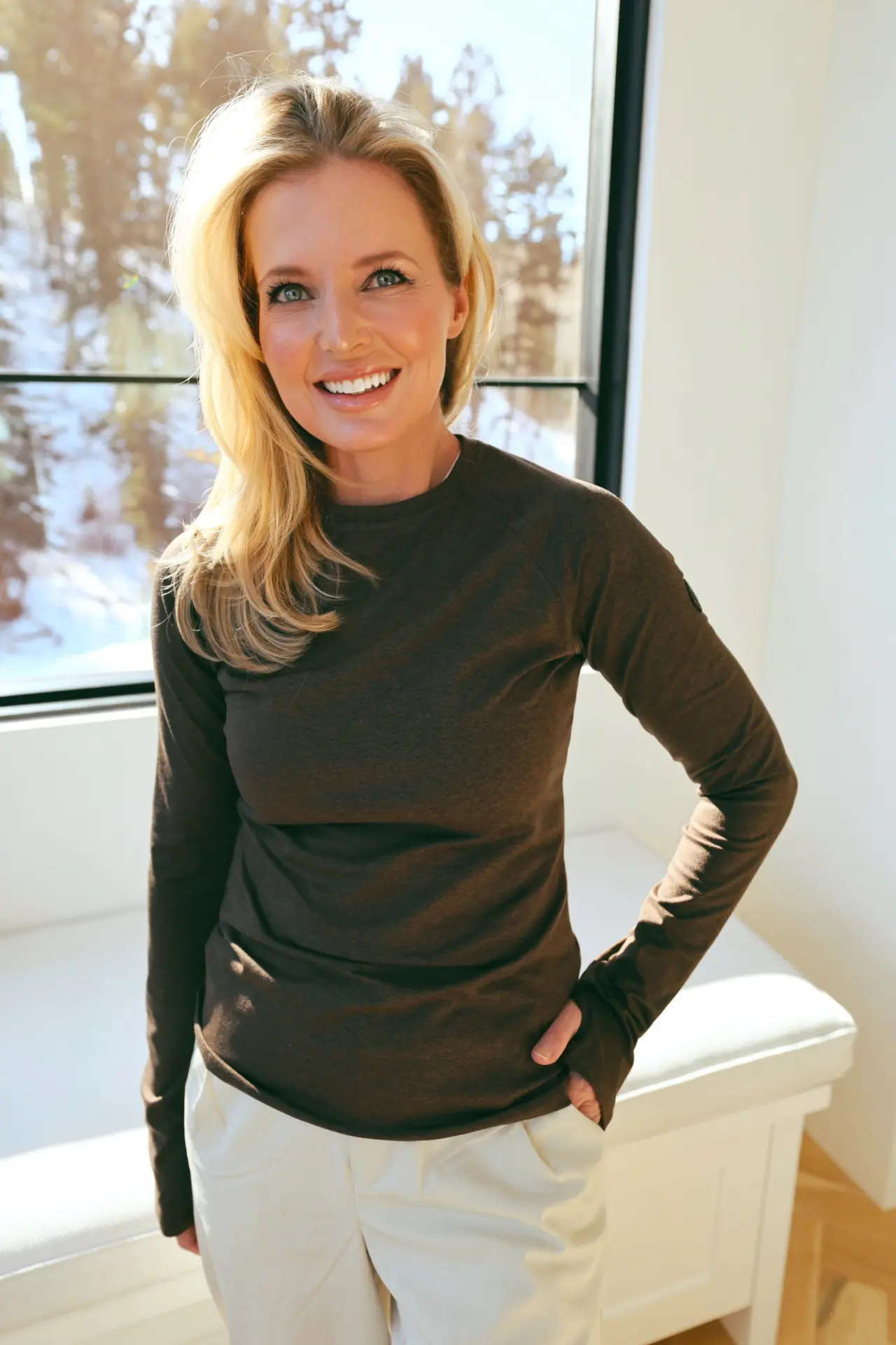 cozy chic winter pieces from Varley for women winter 2025, chic and warm baselayer