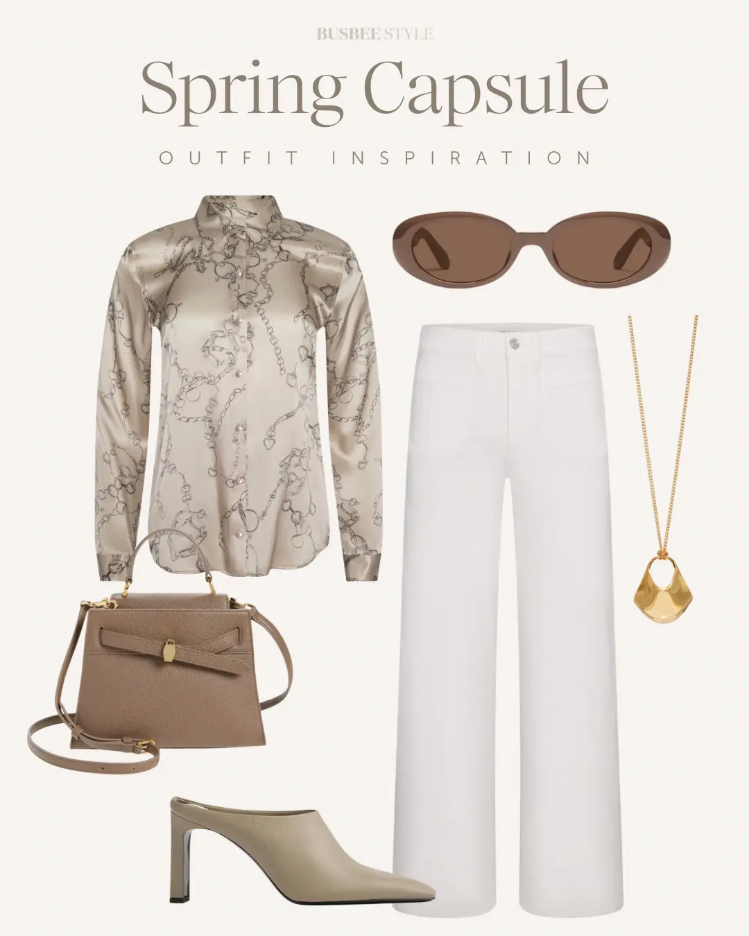 white jeans outfits, spring capsule outfit inspiration
