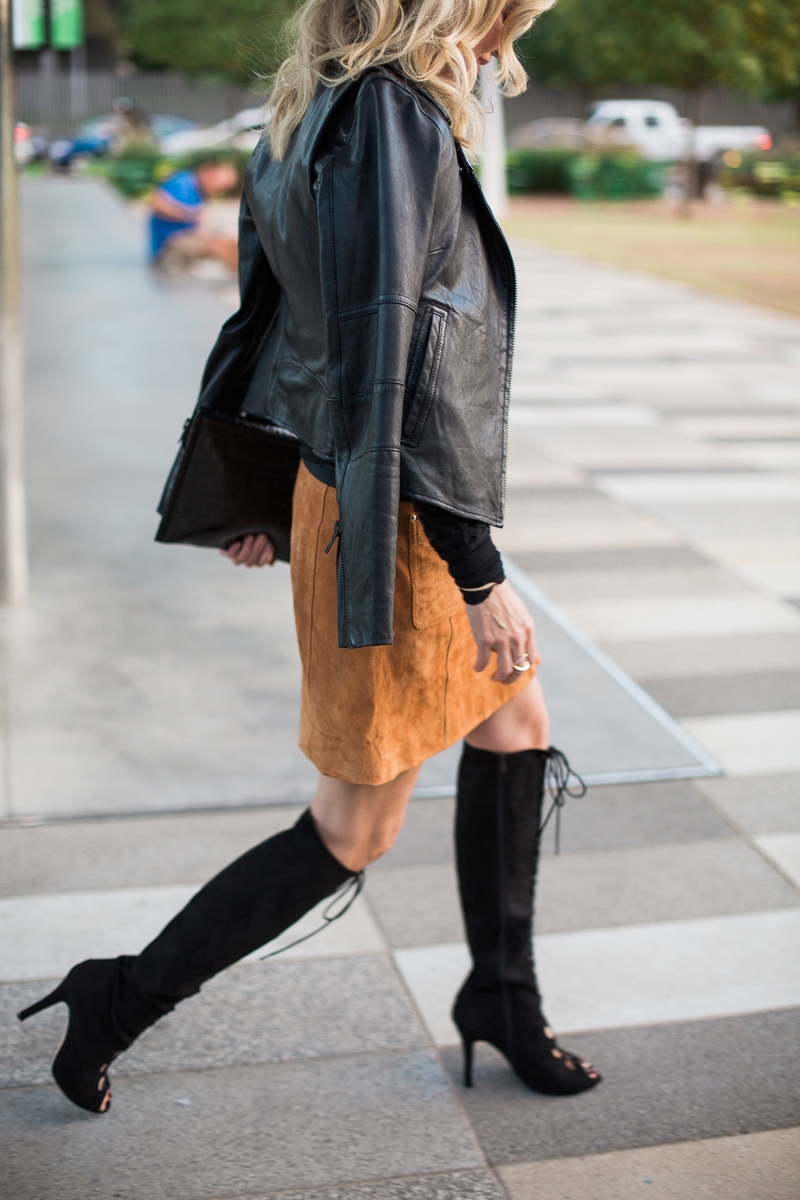 Lace-Up-Boots-Black-with-Suede-Shirt-black-moto-jacket