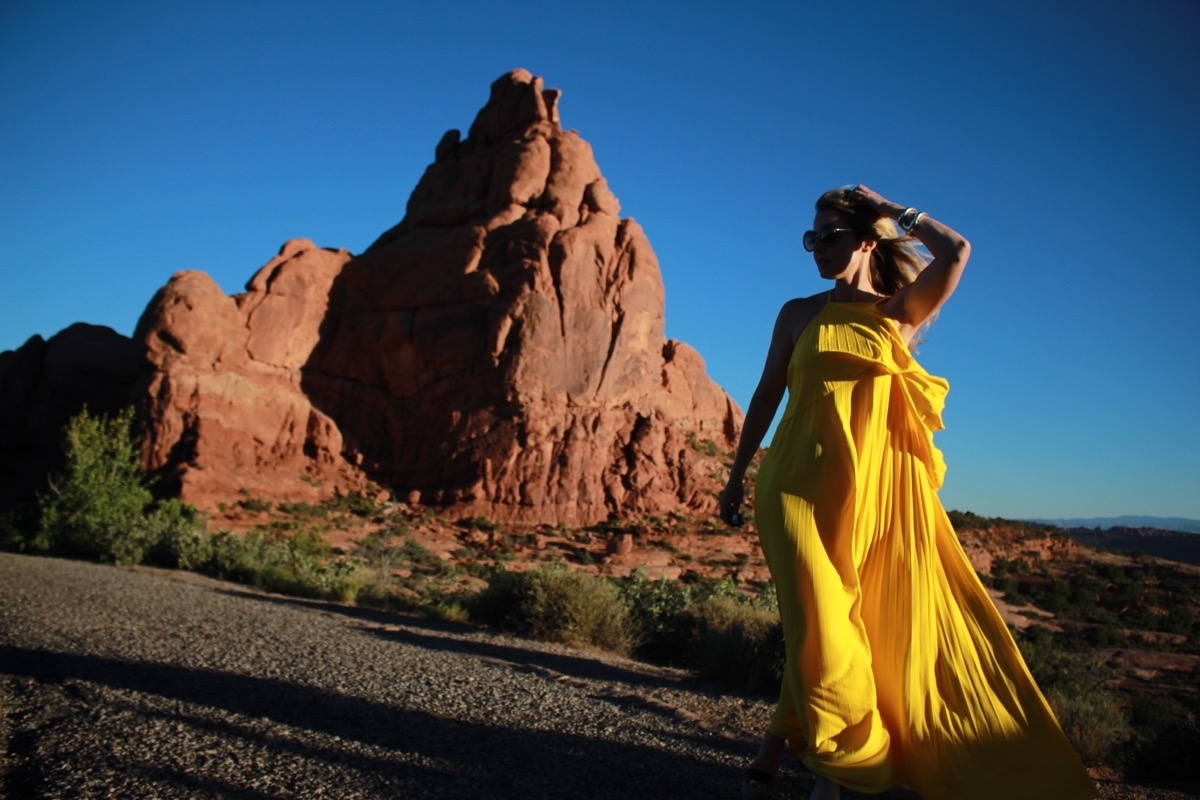 Color Trend, Yellow, Bright Yellow, Maxi Dress
